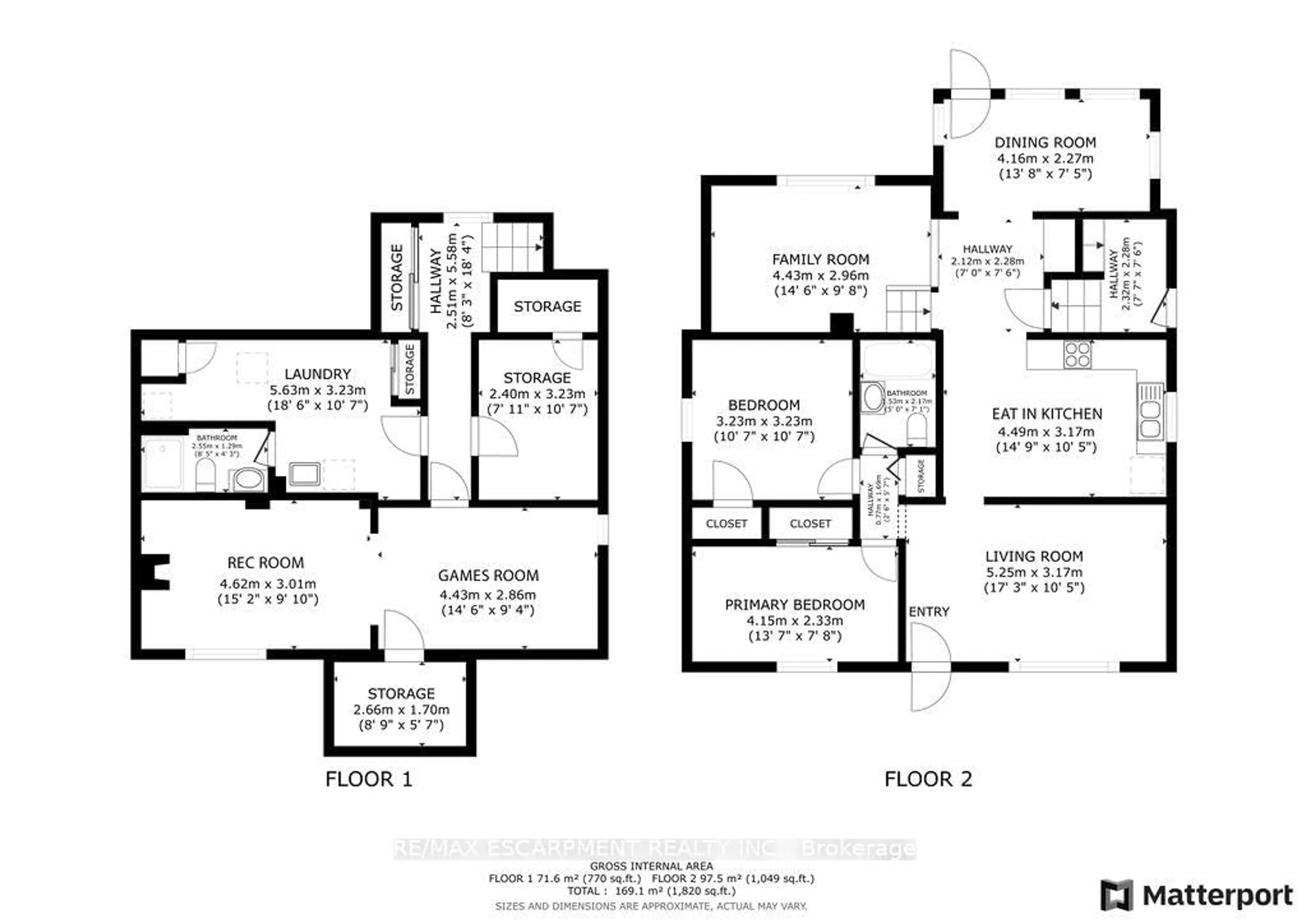 Floor plan for 235 Upper Mount Albion Rd, Hamilton Ontario L8J 1V1