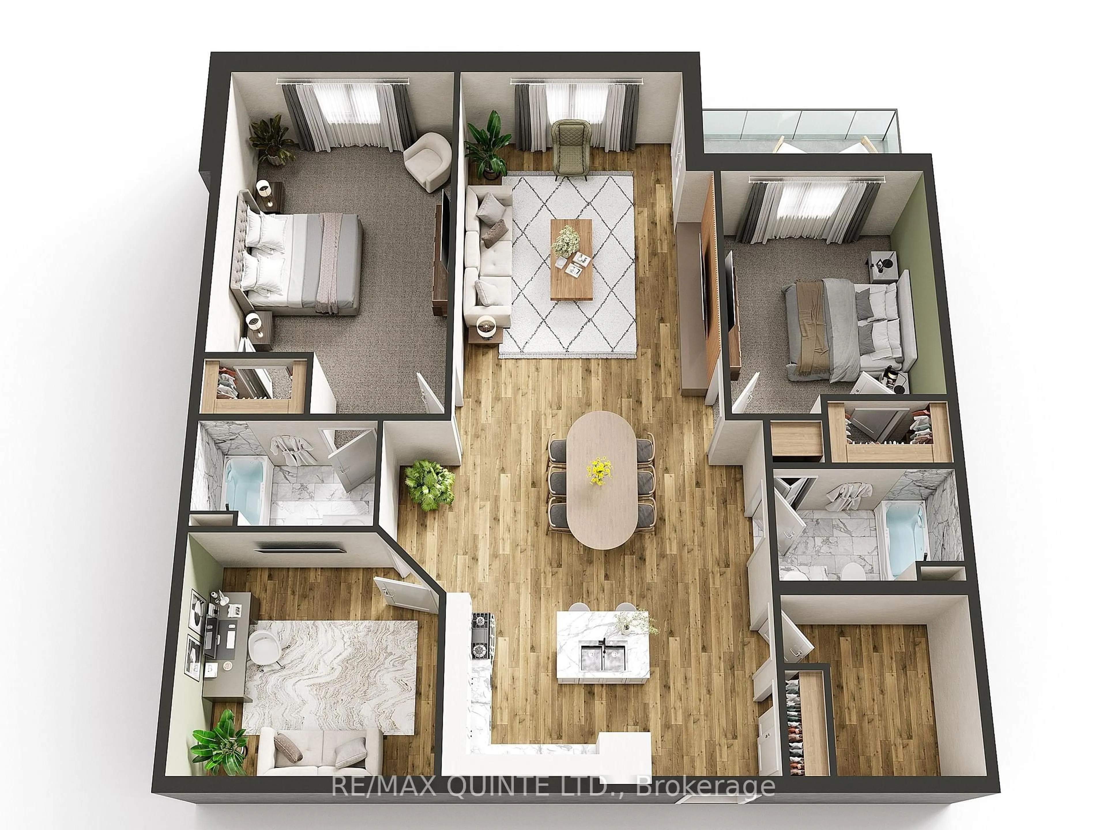 Floor plan for 17 Cleave Ave #205, Prince Edward County Ontario K0K 2T0