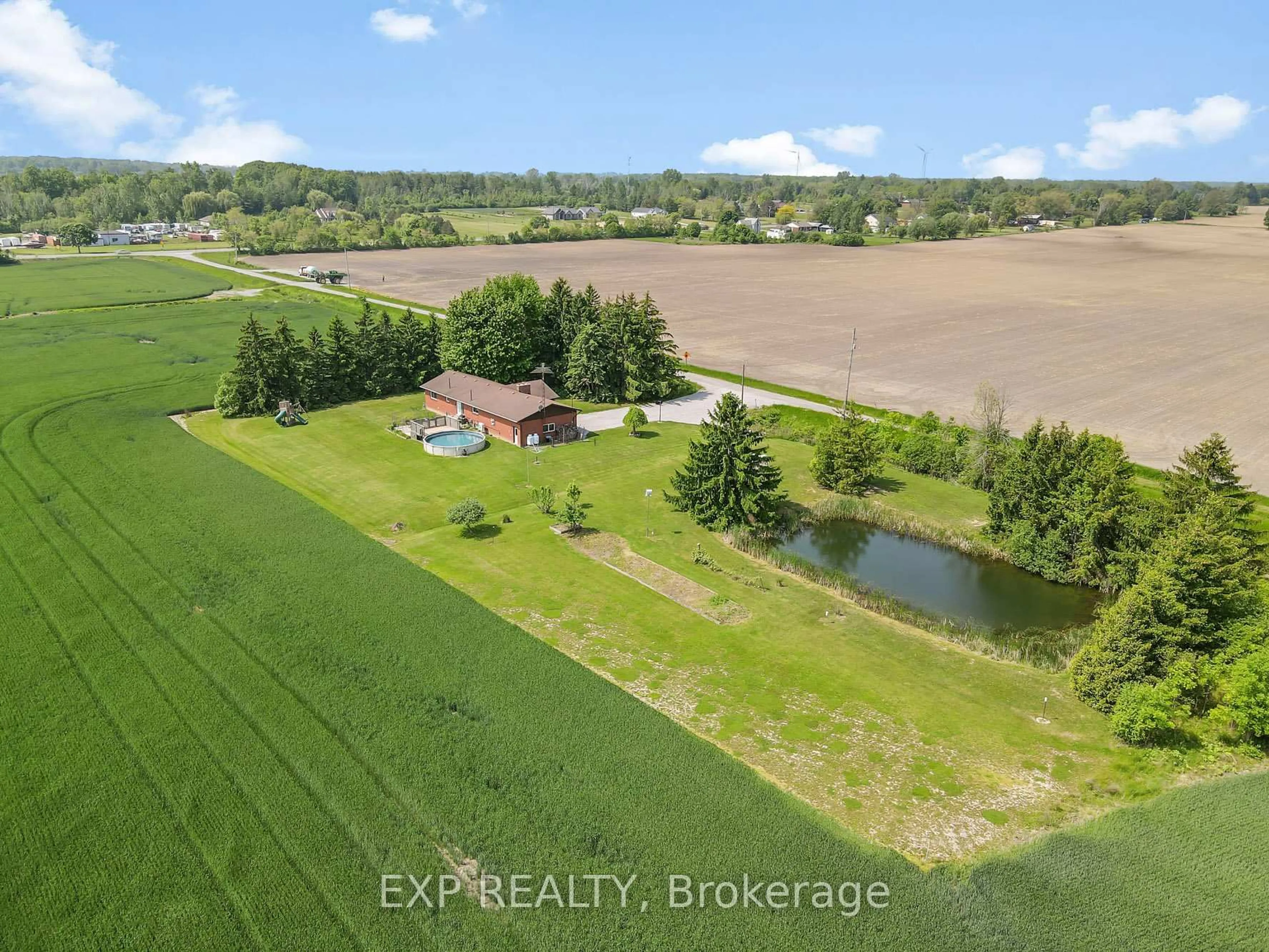 A pic from outside/outdoor area/front of a property/back of a property/a pic from drone, water/lake/river/ocean view for 21419 OUTRED Rd, Wainfleet Ontario L3K 5V4