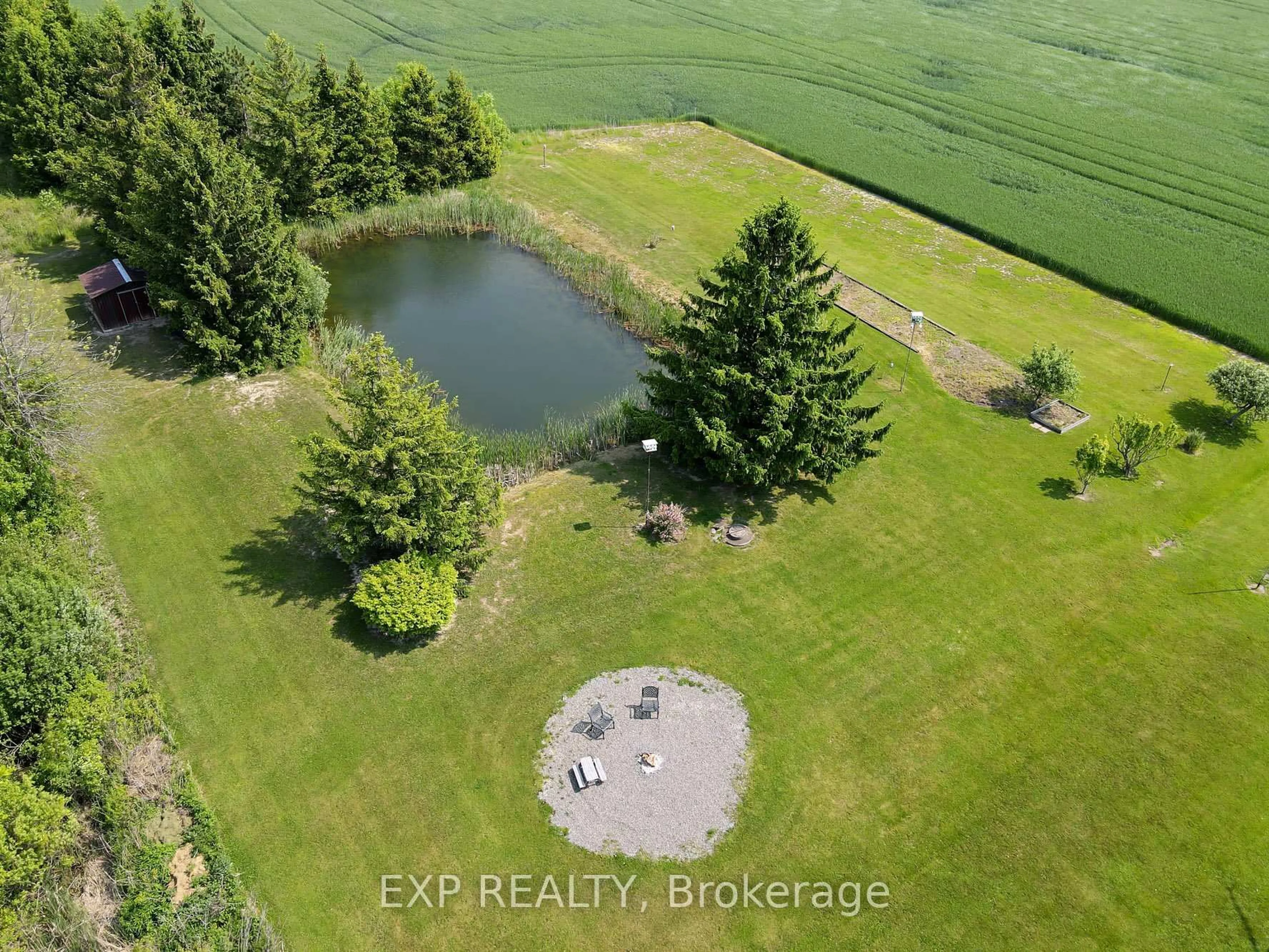 A pic from outside/outdoor area/front of a property/back of a property/a pic from drone, water/lake/river/ocean view for 21419 OUTRED Rd, Wainfleet Ontario L3K 5V4