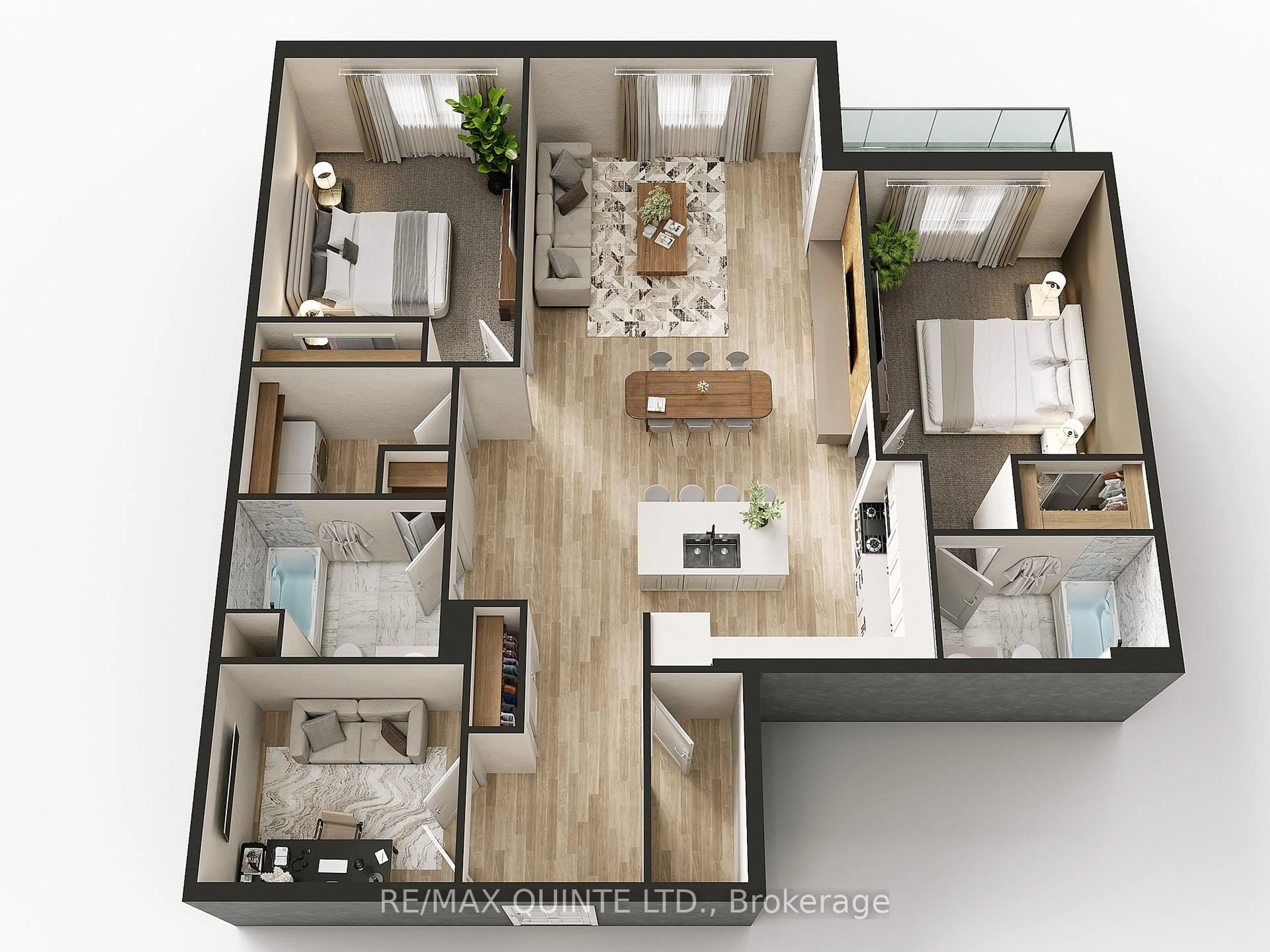 Floor plan for 17 Cleave Ave #307, Prince Edward County Ontario K0K 2T0