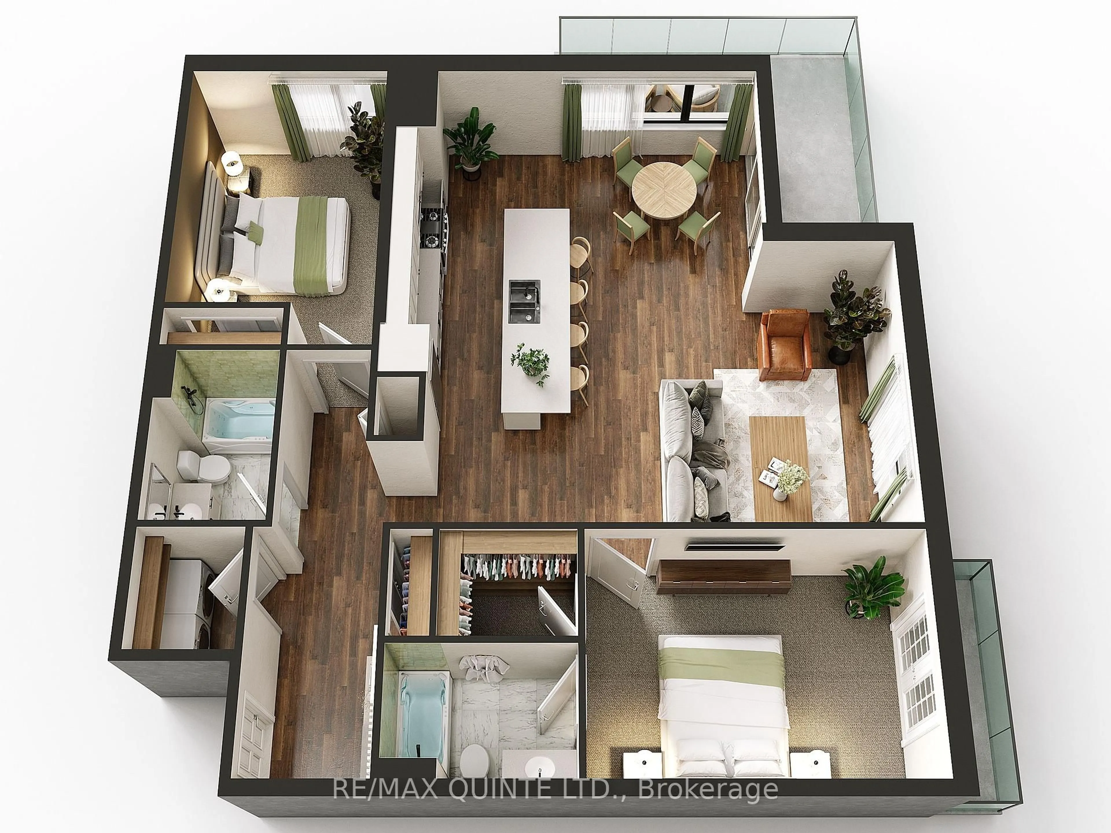 Floor plan for 17 Cleave Ave #404, Prince Edward County Ontario K0K 2T0