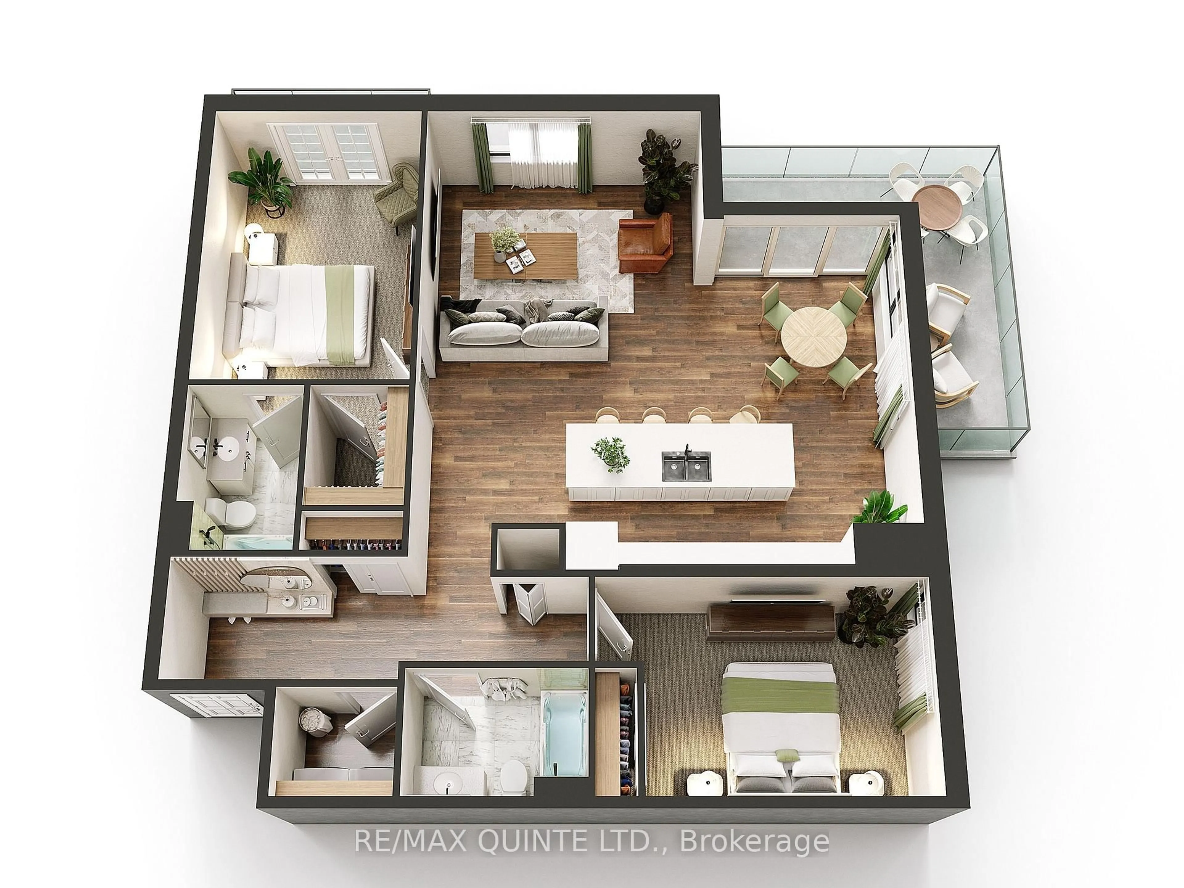 Floor plan for 17 Cleave Ave #404, Prince Edward County Ontario K0K 2T0