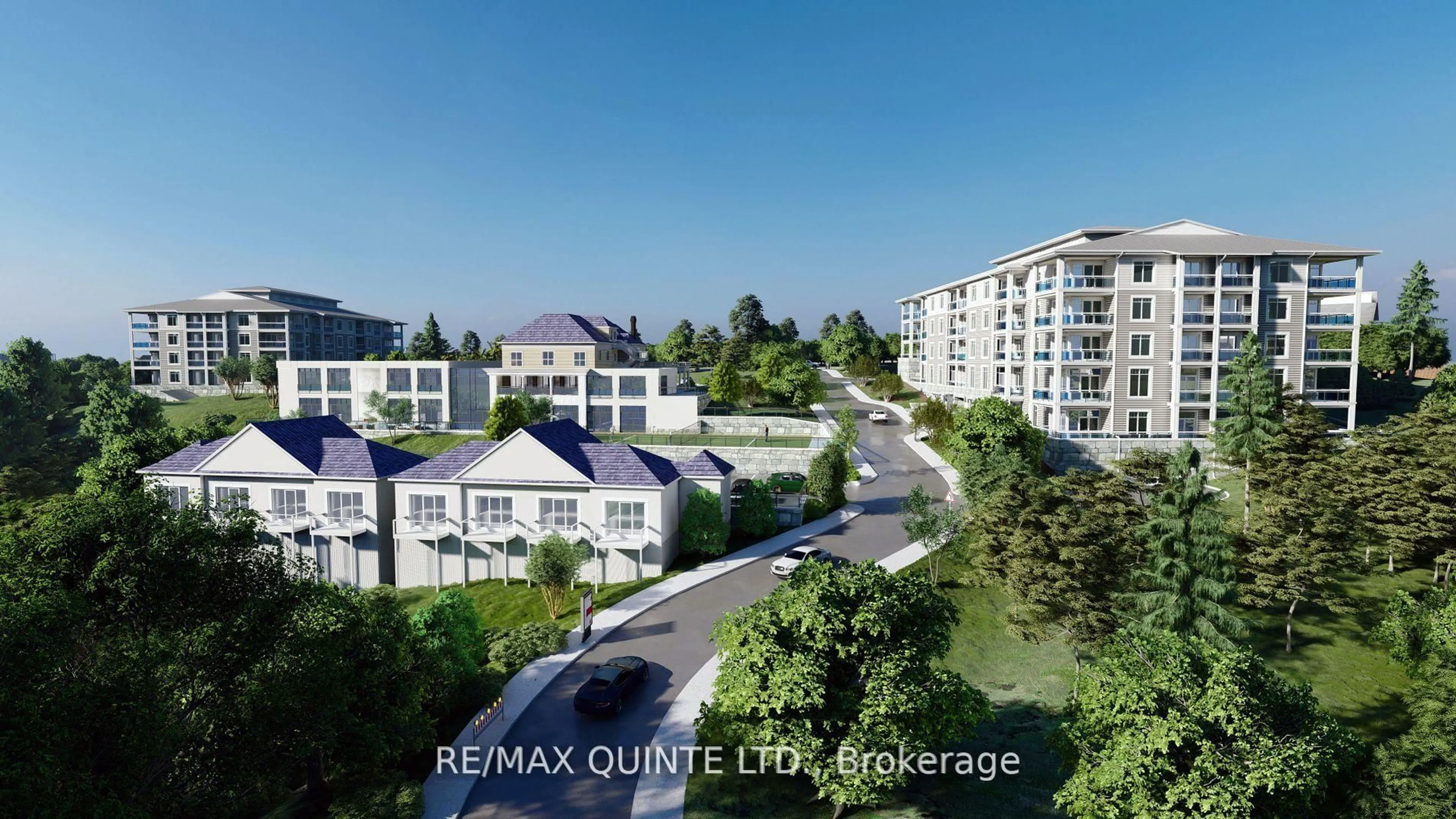 A pic from outside/outdoor area/front of a property/back of a property/a pic from drone, unknown for 17 Cleave Ave #405, Prince Edward County Ontario K0K 2T0