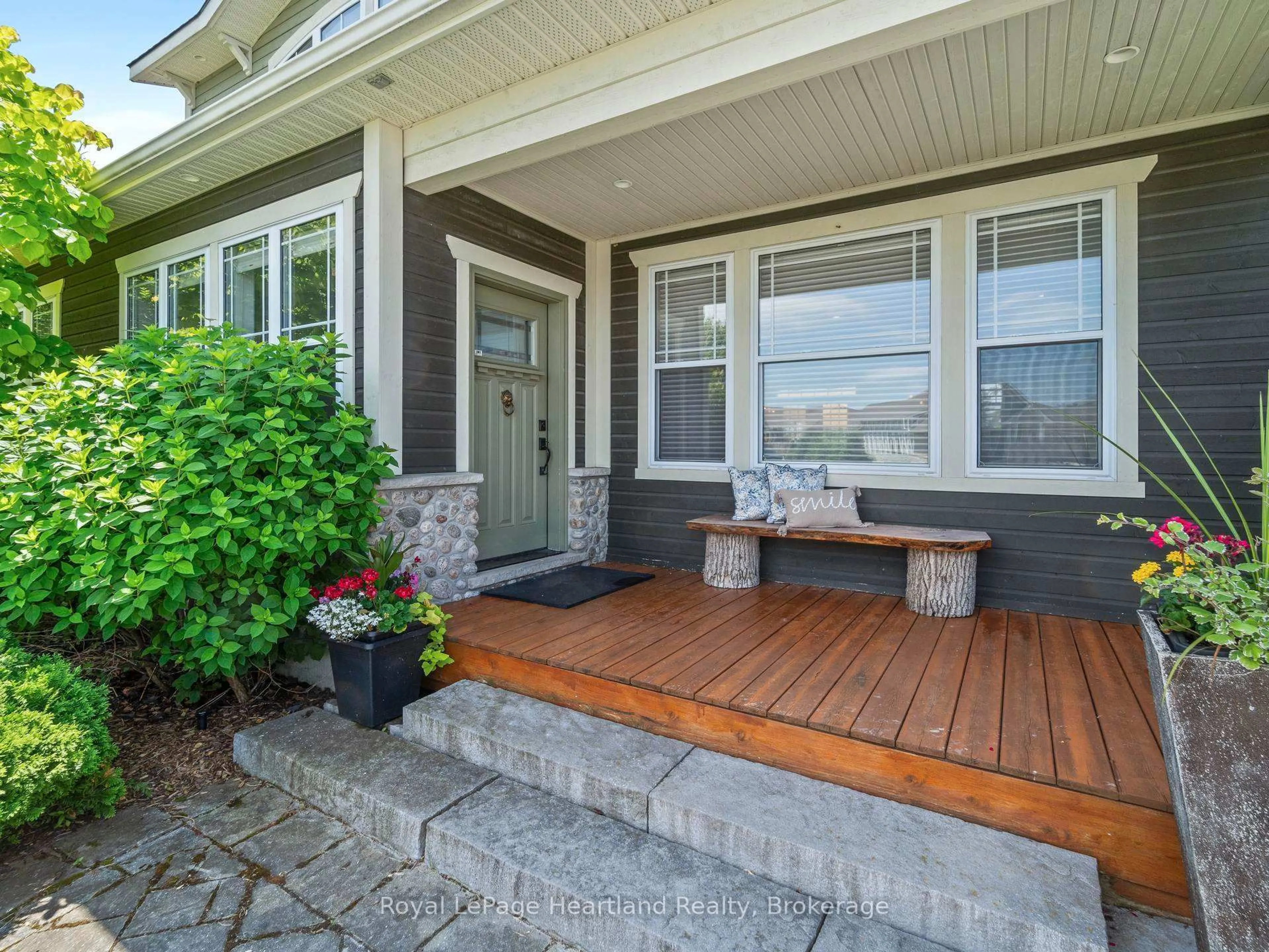 Home with vinyl exterior material, street for 24 THIMBLEWEED Dr, Bluewater Ontario N0M 1G0