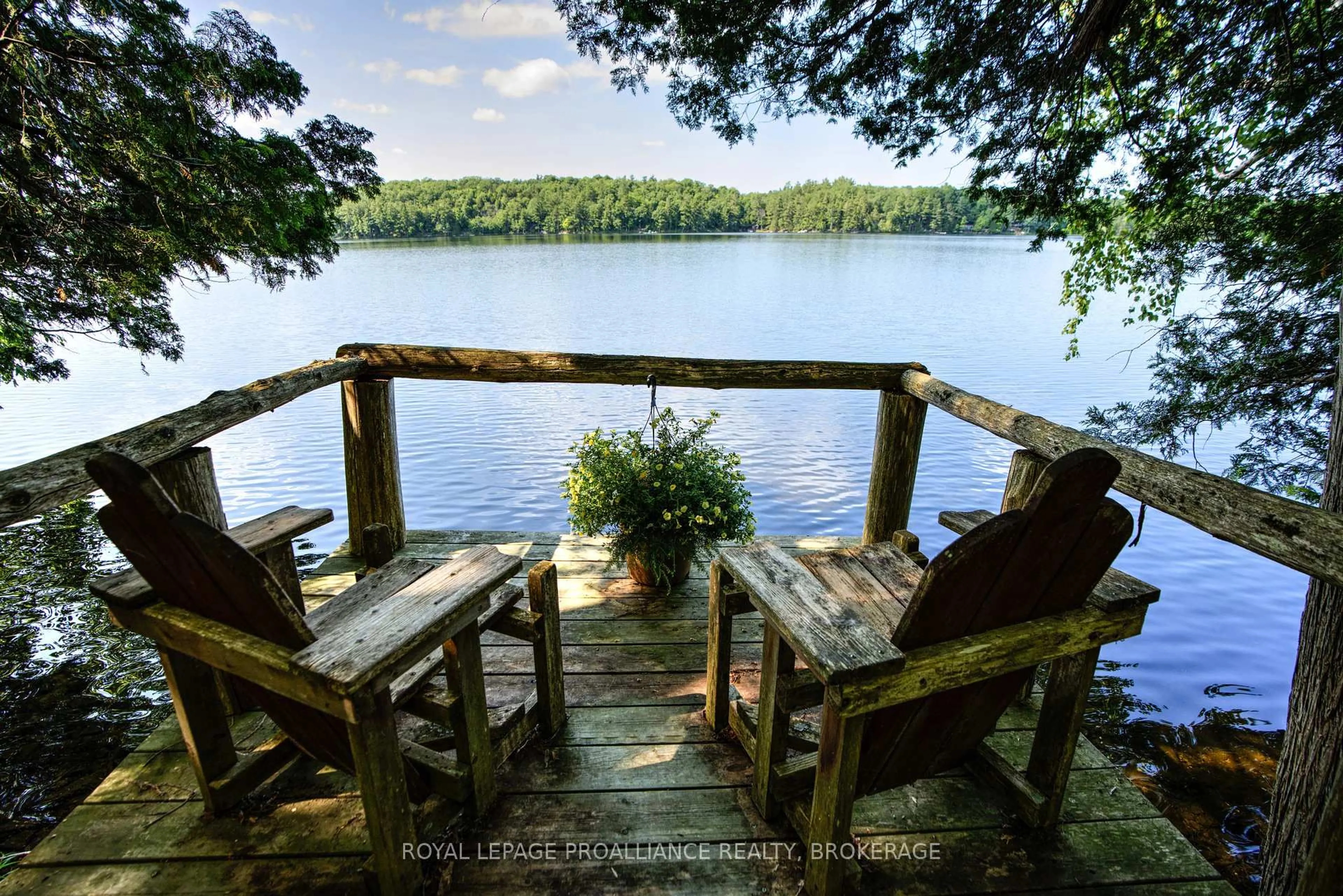 Patio, water/lake/river/ocean view for 142 Paddy's Lane, Rideau Lakes Ontario K0G 1X0