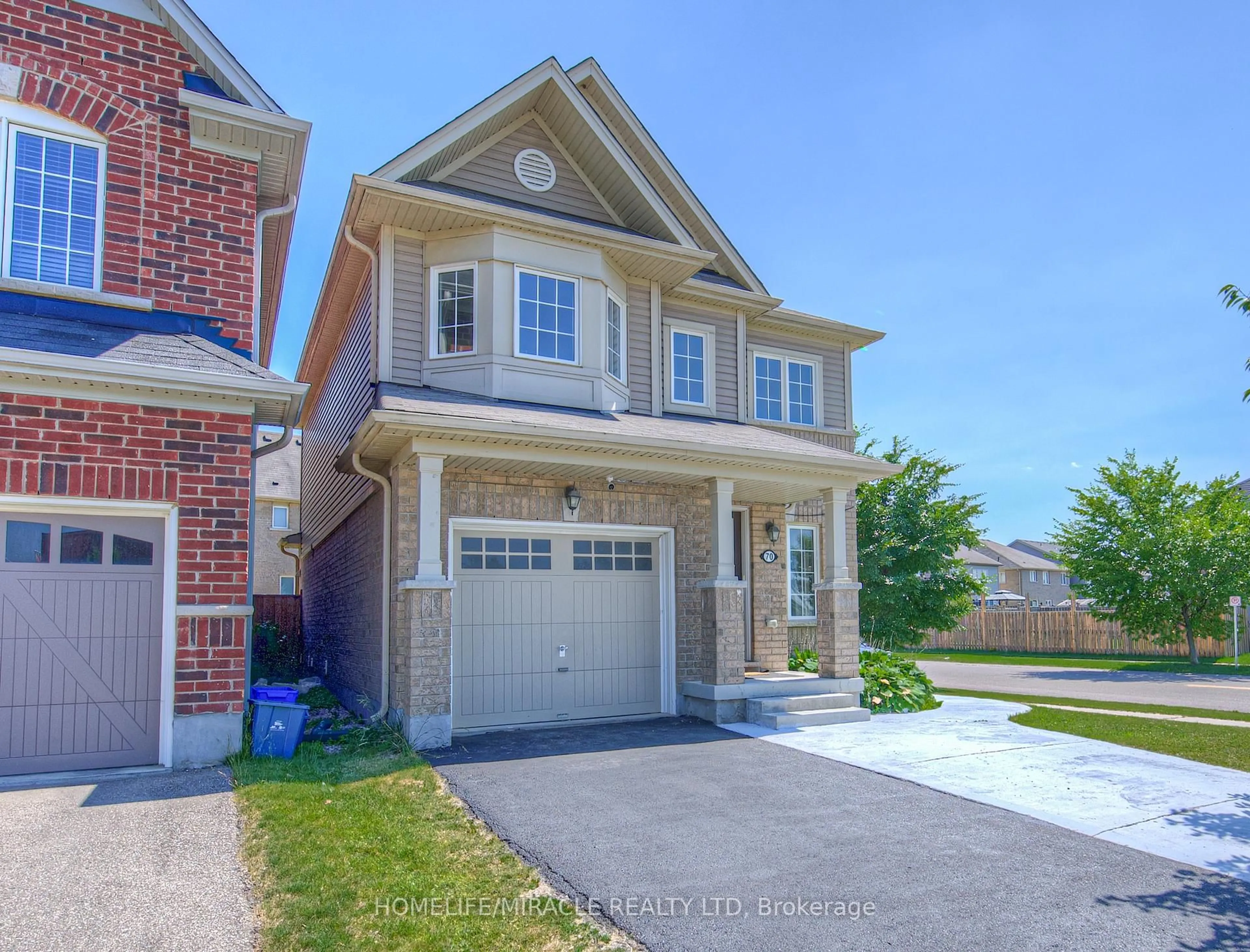 Home with brick exterior material, street for 70 Gillespie Dr, Brantford Ontario N3T 0K1