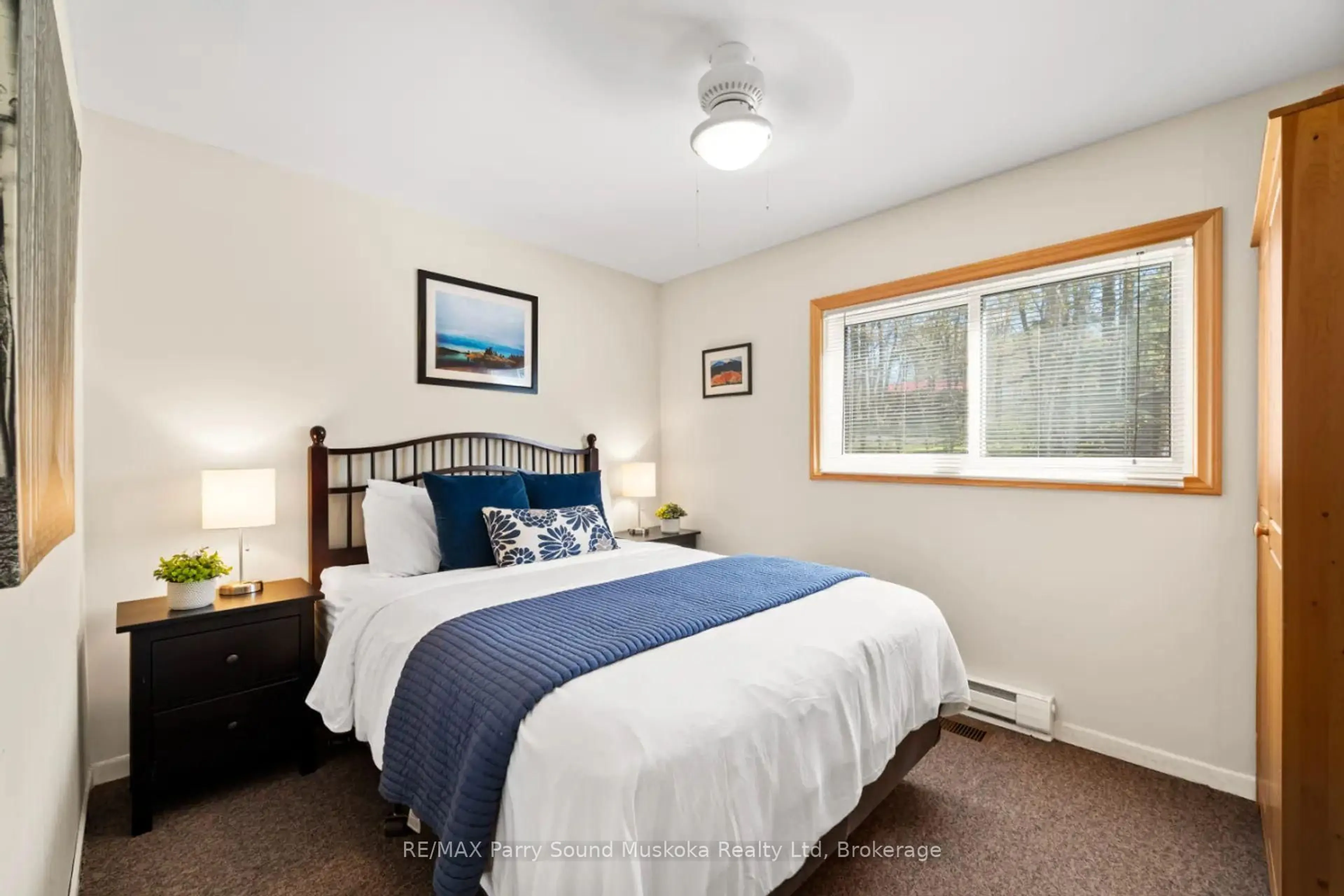 Bedroom with bed, unknown for 99 Sugar Lake Rd, Seguin Ontario P2A 0B6