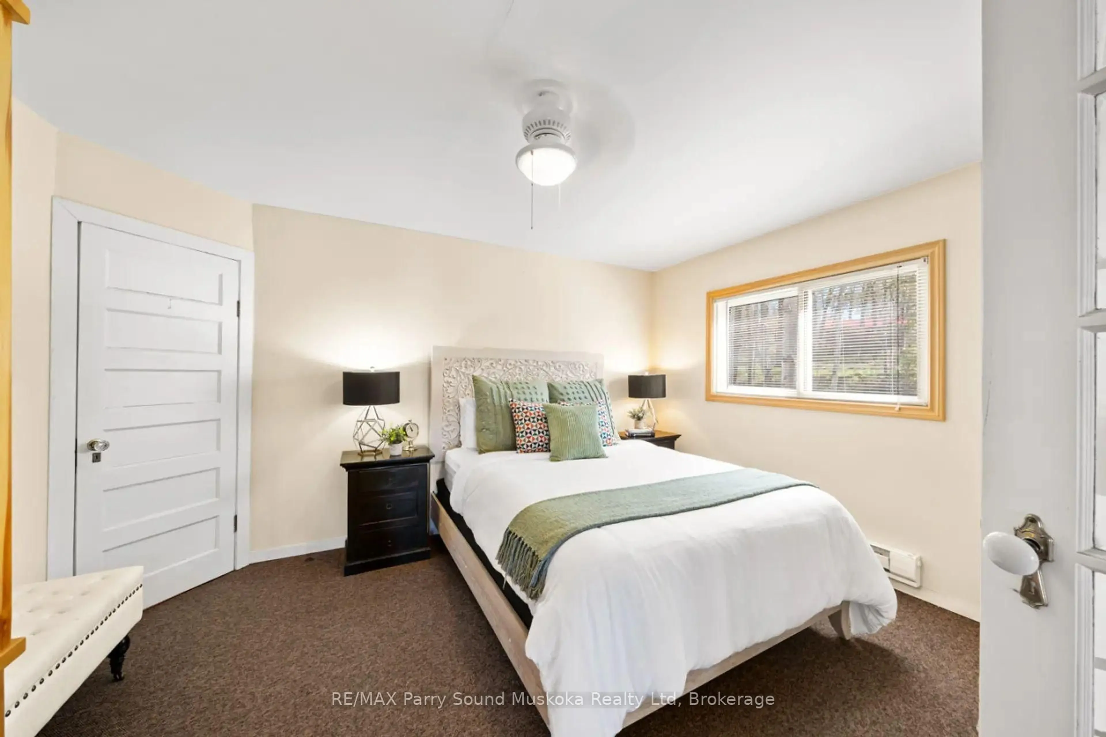 Bedroom with bed, unknown for 99 Sugar Lake Rd, Seguin Ontario P2A 0B6