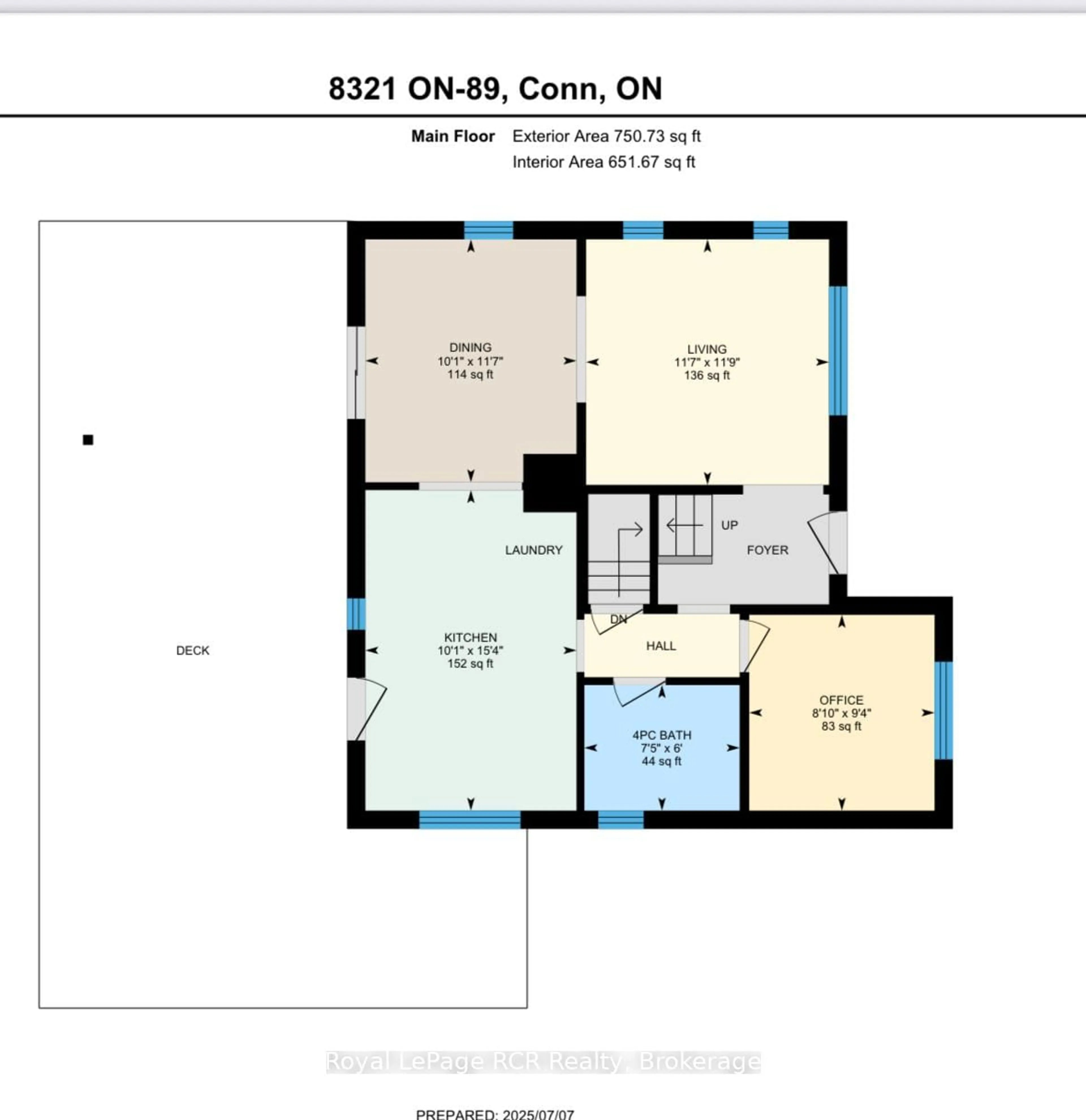 Floor plan for 8321 Highway 89, Wellington North Ontario N0G 1N0