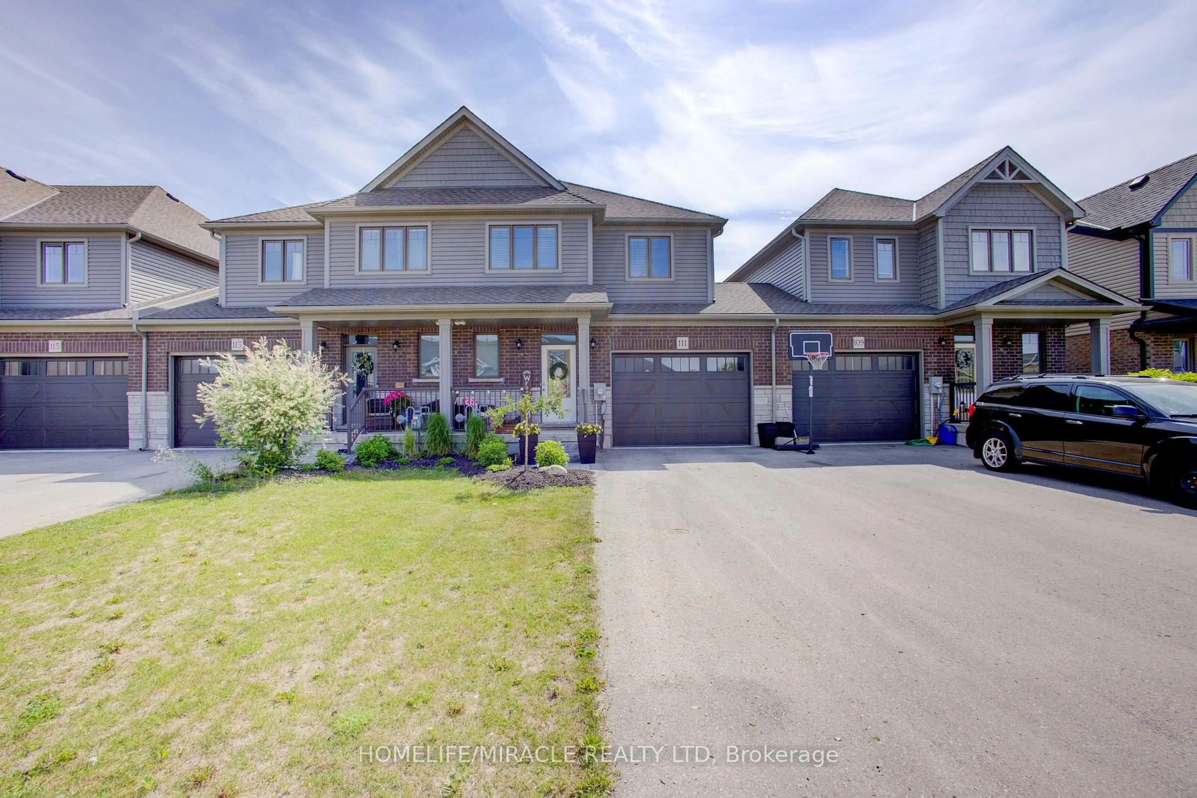 A pic from outside/outdoor area/front of a property/back of a property/a pic from drone, street for 111 Shady Hill Rd, West Grey Ontario N0G 1R0
