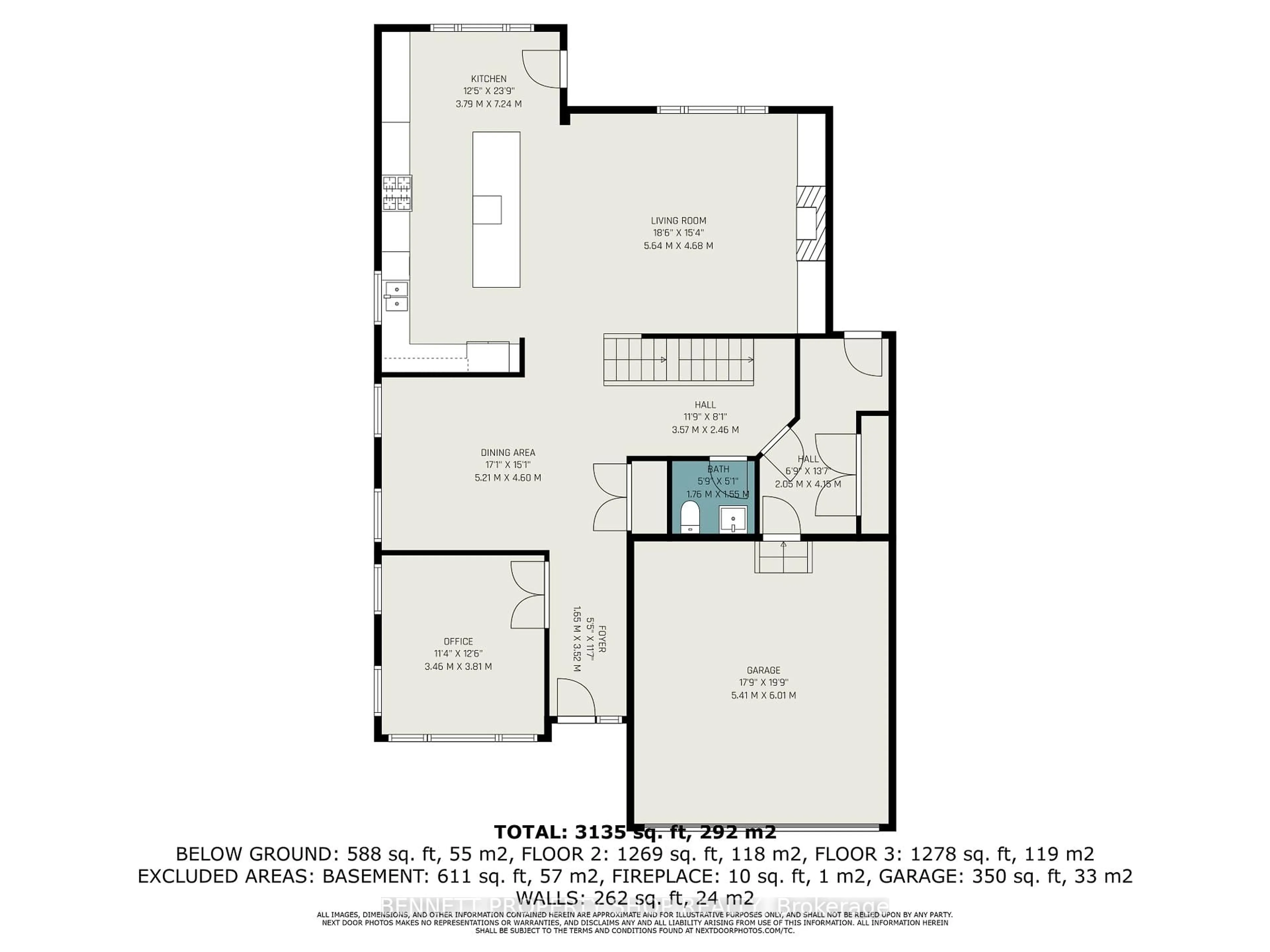 Floor plan for 1870 Maple Grove Rd, Ottawa Ontario K2S 0W3