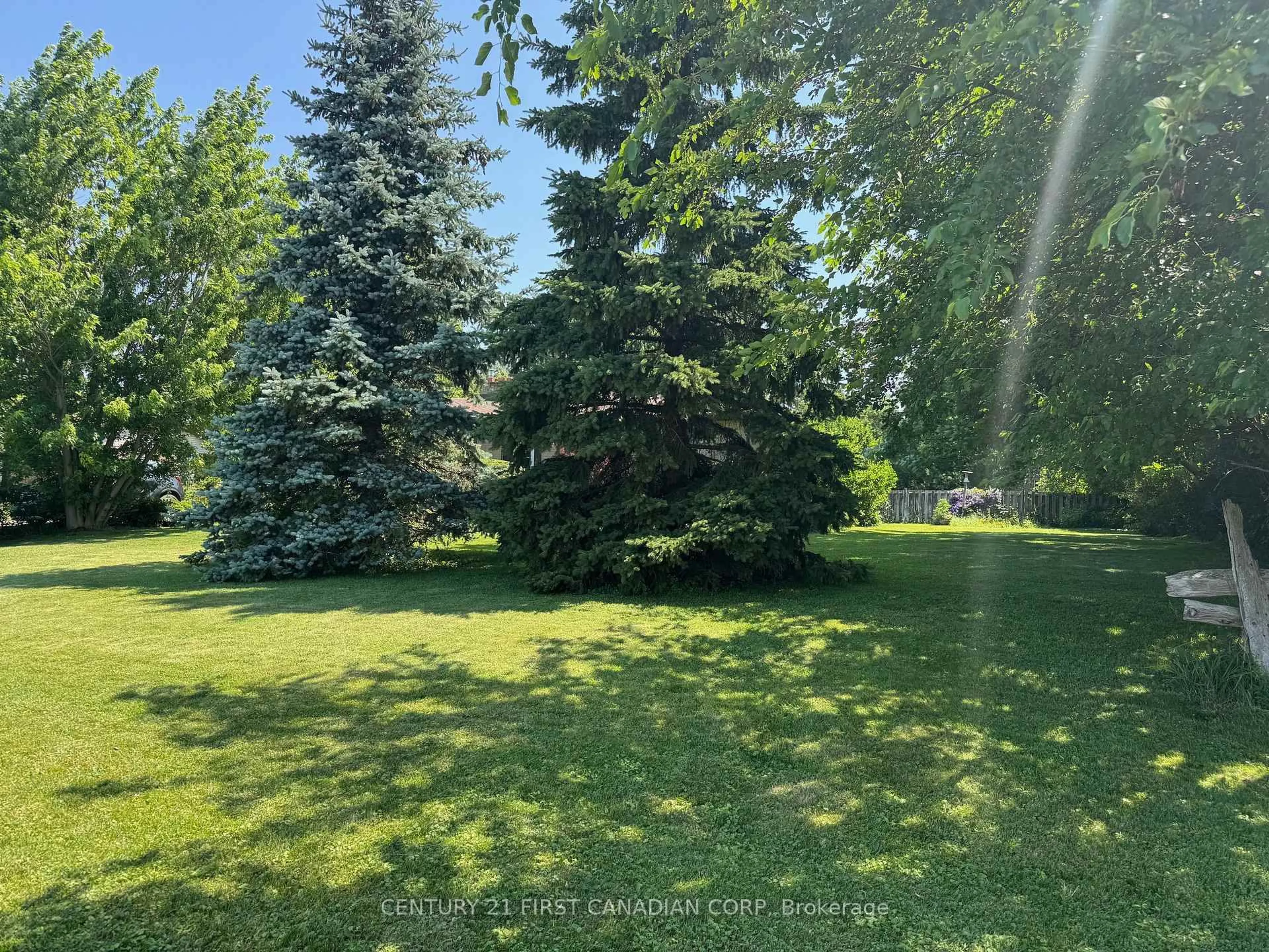 A pic from outside/outdoor area/front of a property/back of a property/a pic from drone, forest/trees view for 34314 Denfield Rd, Lucan Biddulph Ontario N0M 2J0
