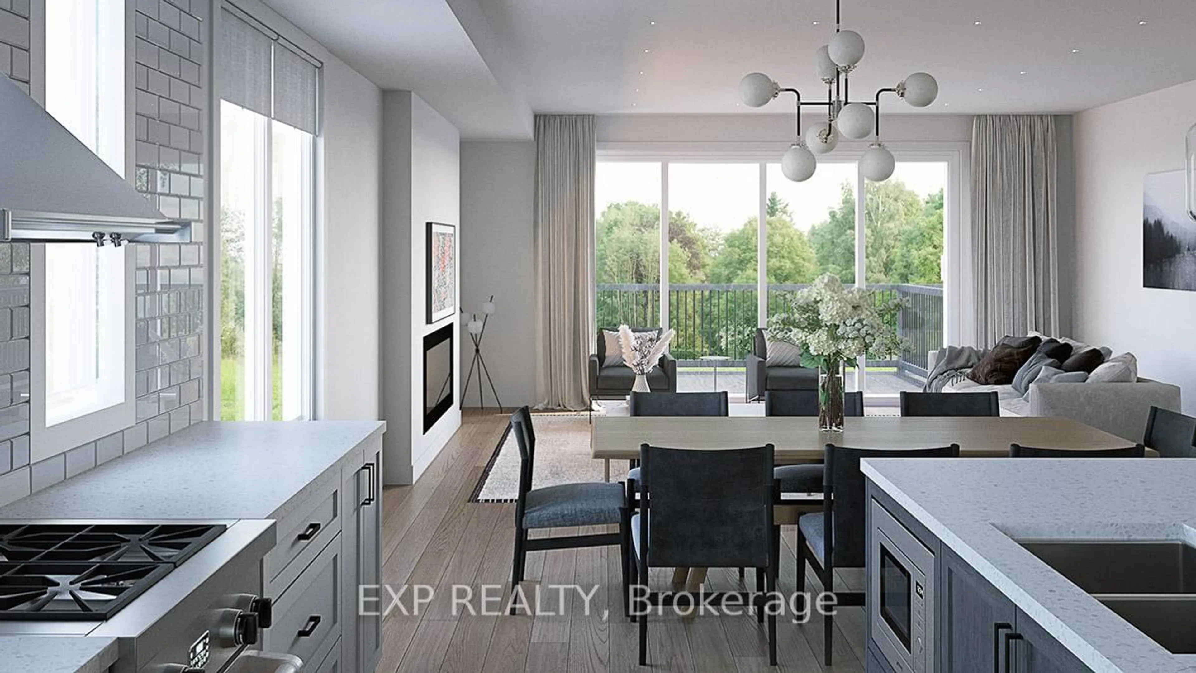Open concept kitchen, unknown for 158 Orr Farm Way, Ottawa Ontario K2K 1X7