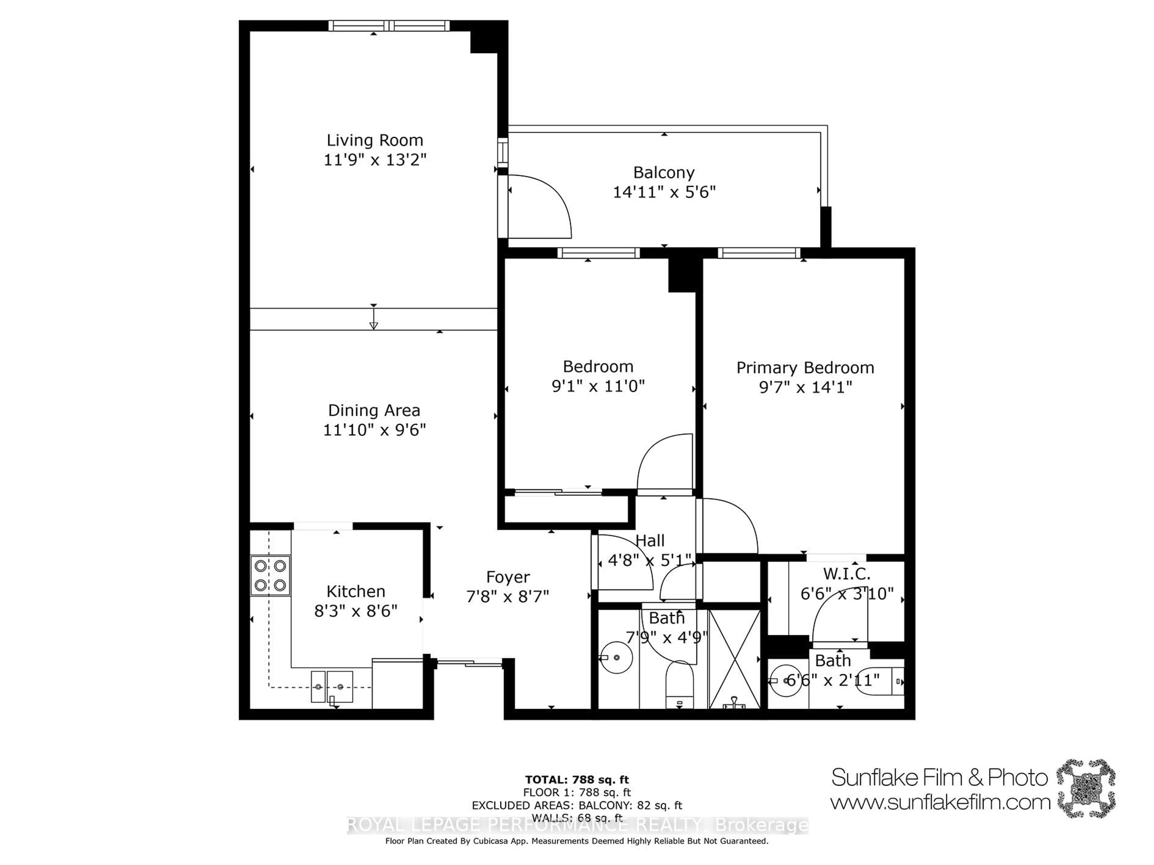 Floor plan for 1599 Lassiter Terr #521, Ottawa Ontario K1J 8R6