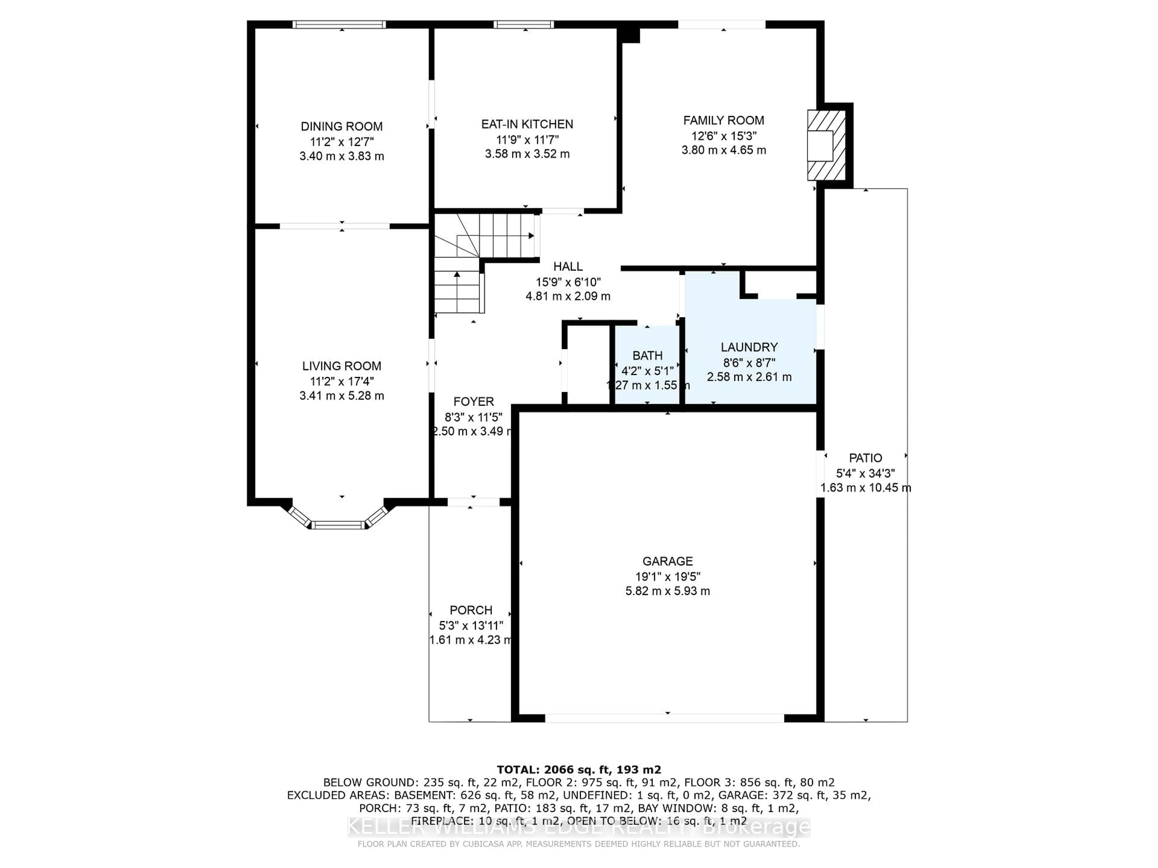Floor plan for 11 Riley St, Hamilton Ontario L9H 7C6