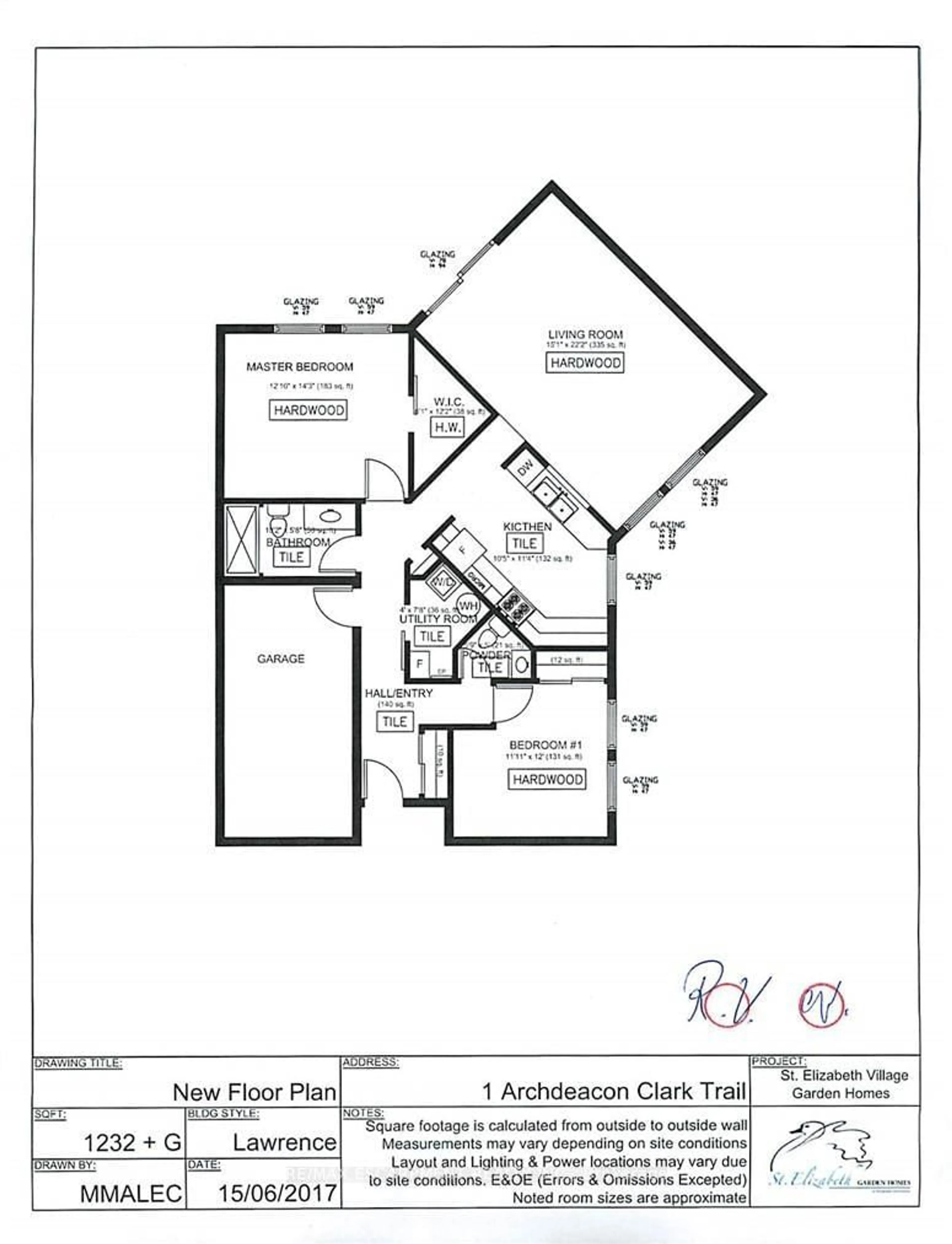 Floor plan for 1 Archdeacon Clark Tr, Hamilton Ontario L9B 2M2