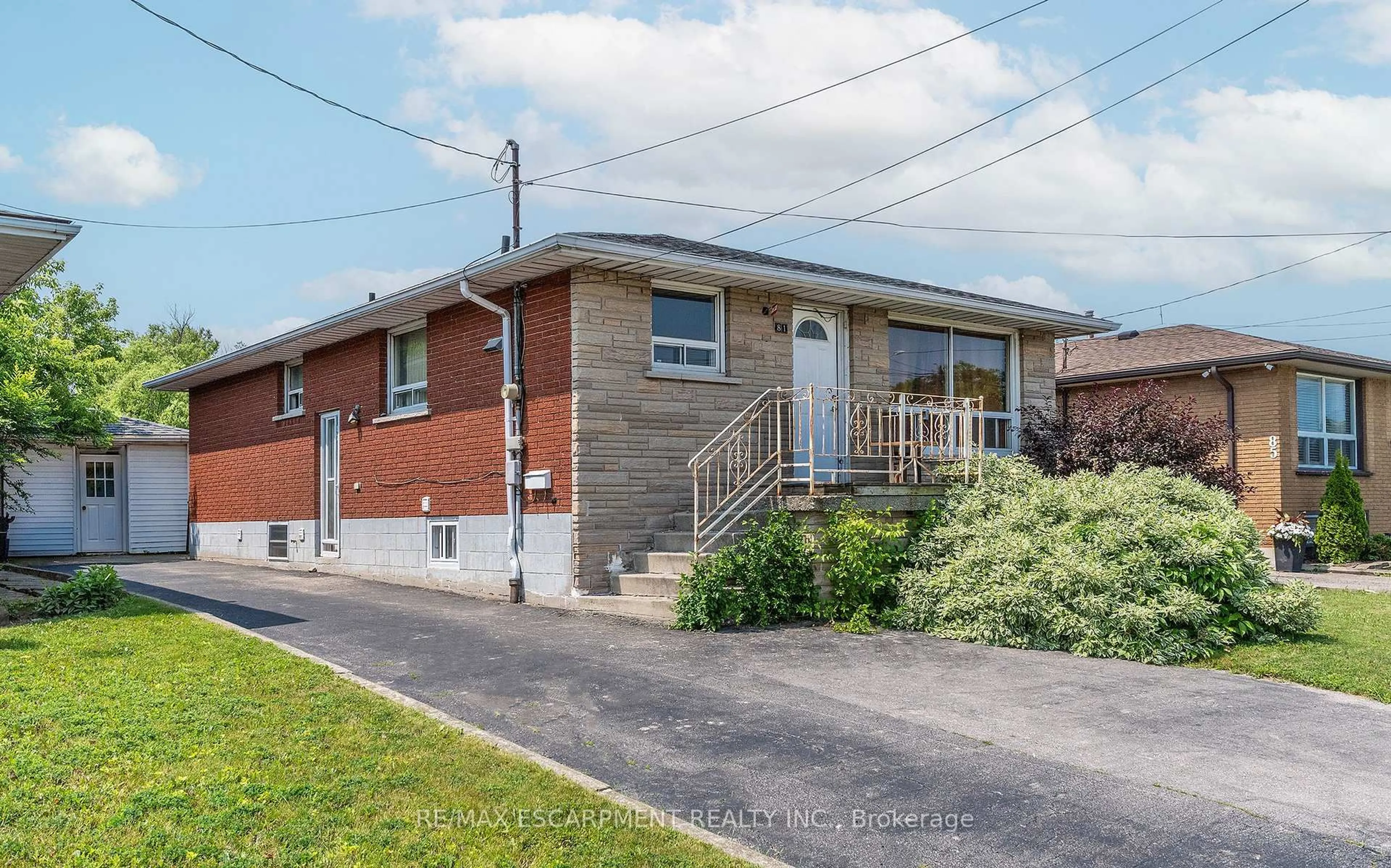 Home with brick exterior material, street for 81 Limeridge Rd, Hamilton Ontario L9C 2T9