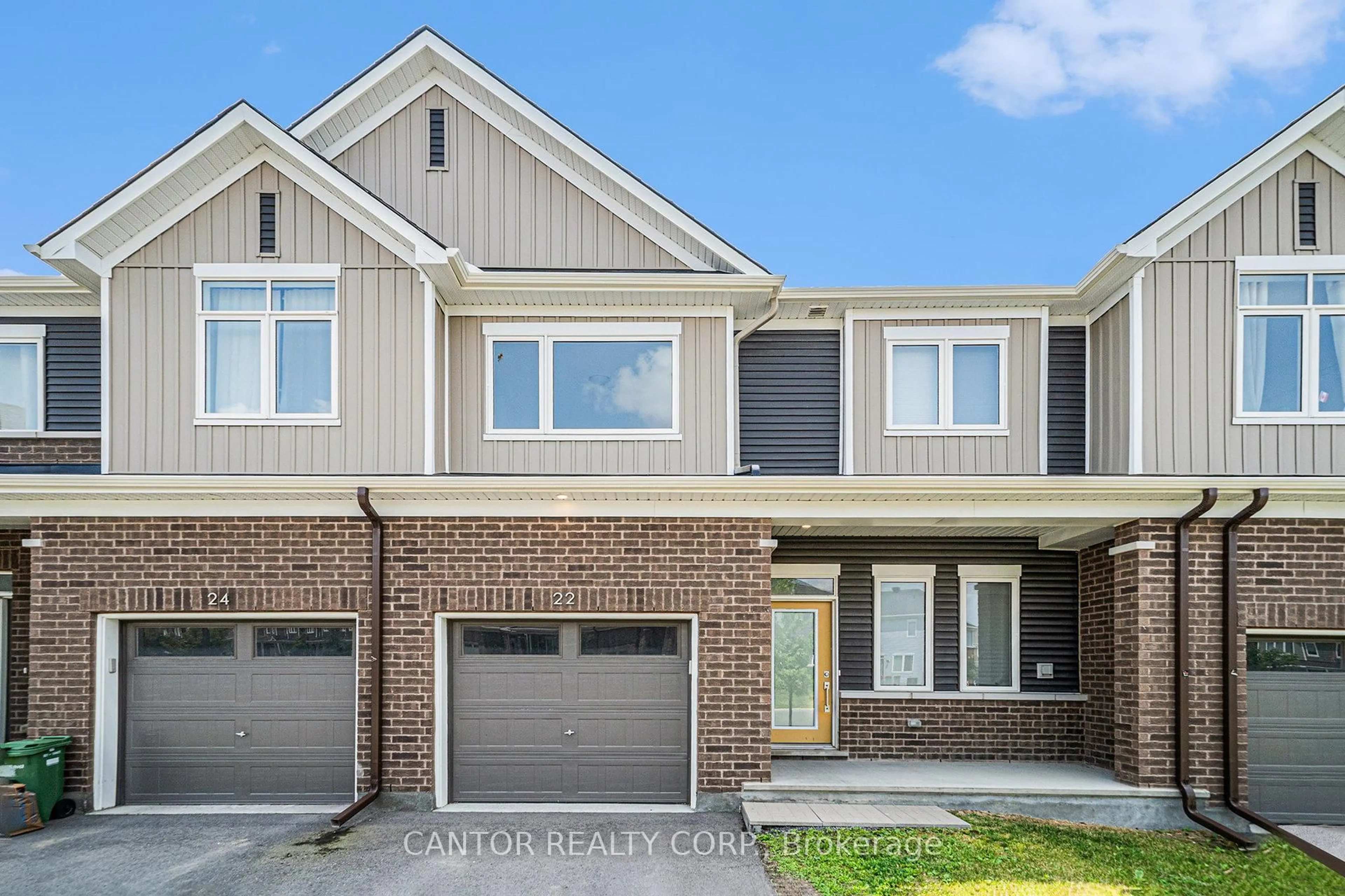 Home with brick exterior material, street for 22 Focality Cres, Ottawa Ontario K2J 6W7