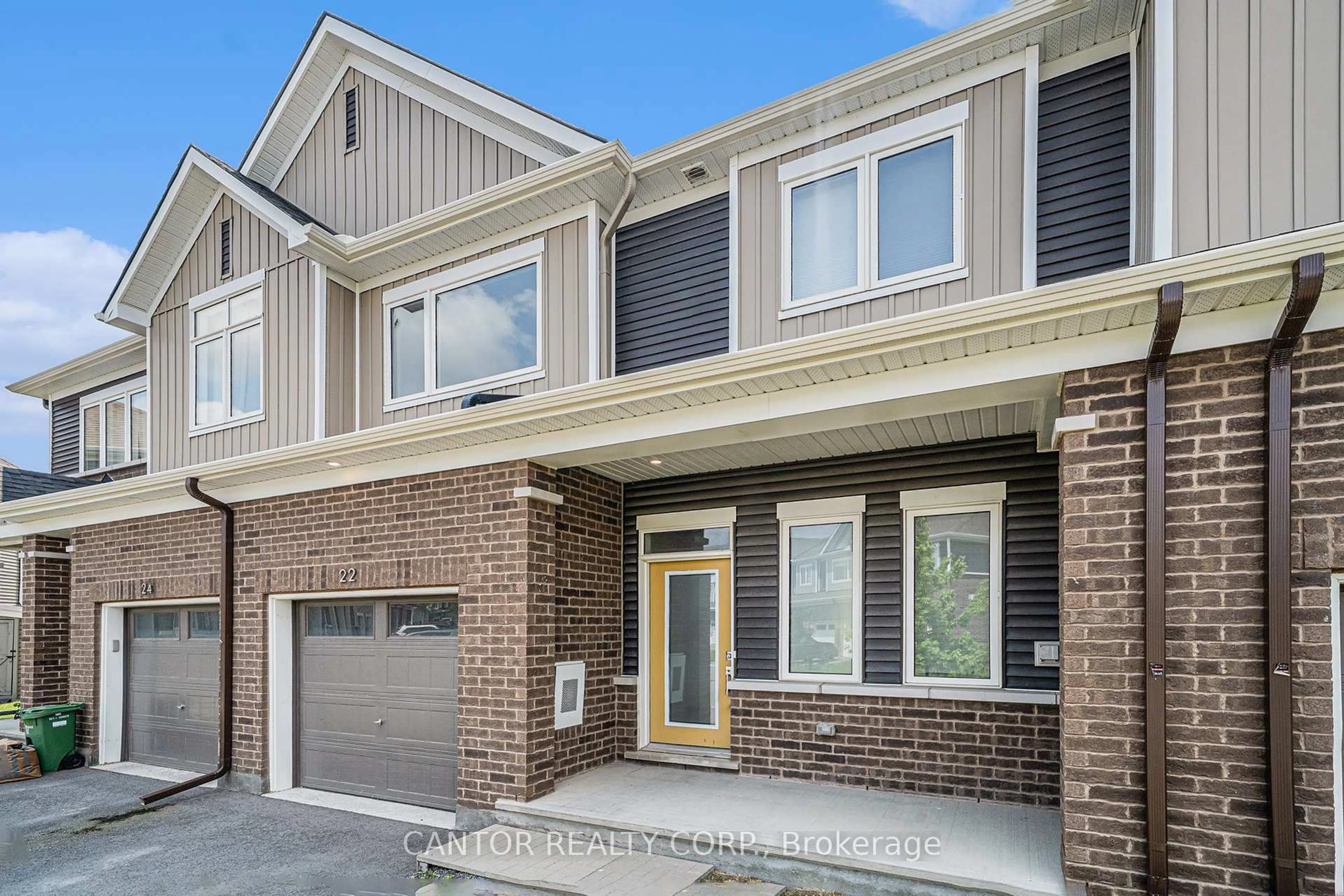 Home with brick exterior material, street for 22 Focality Cres, Ottawa Ontario K2J 6W7