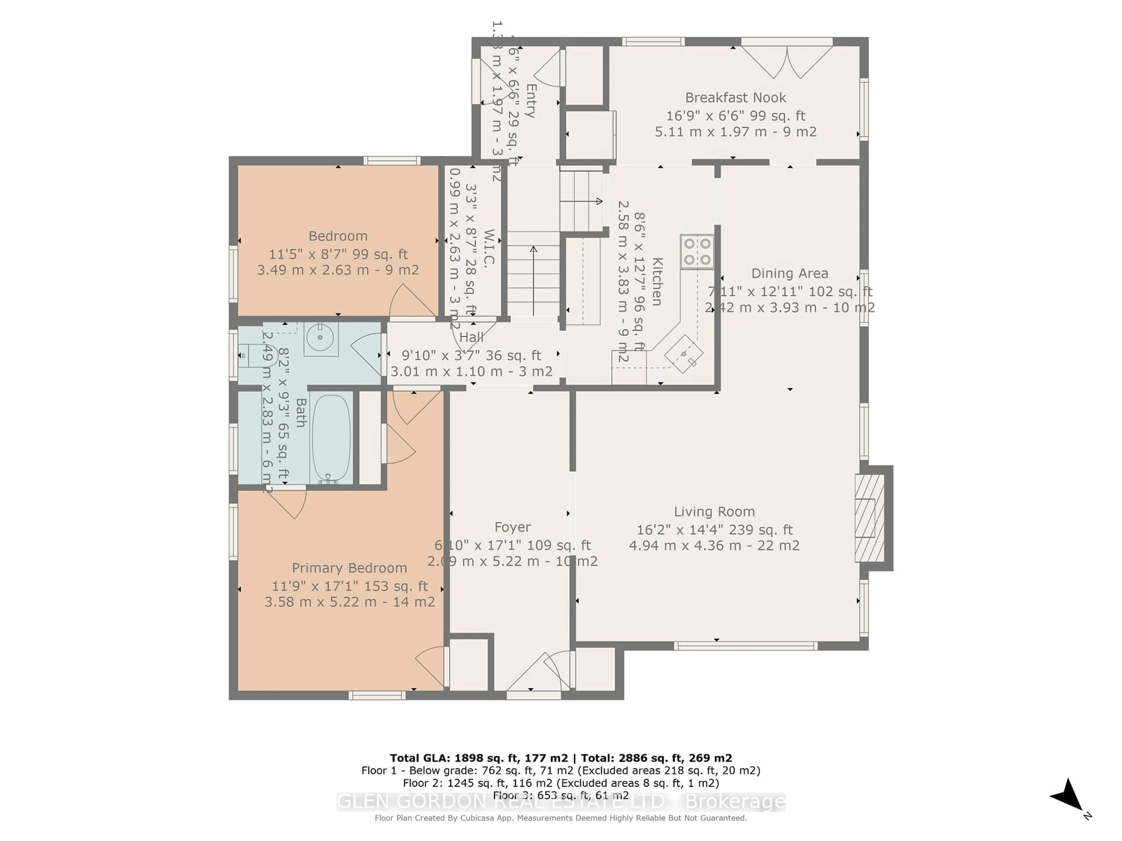 Floor plan for 333 Connington St, London South Ontario N6C 4C8
