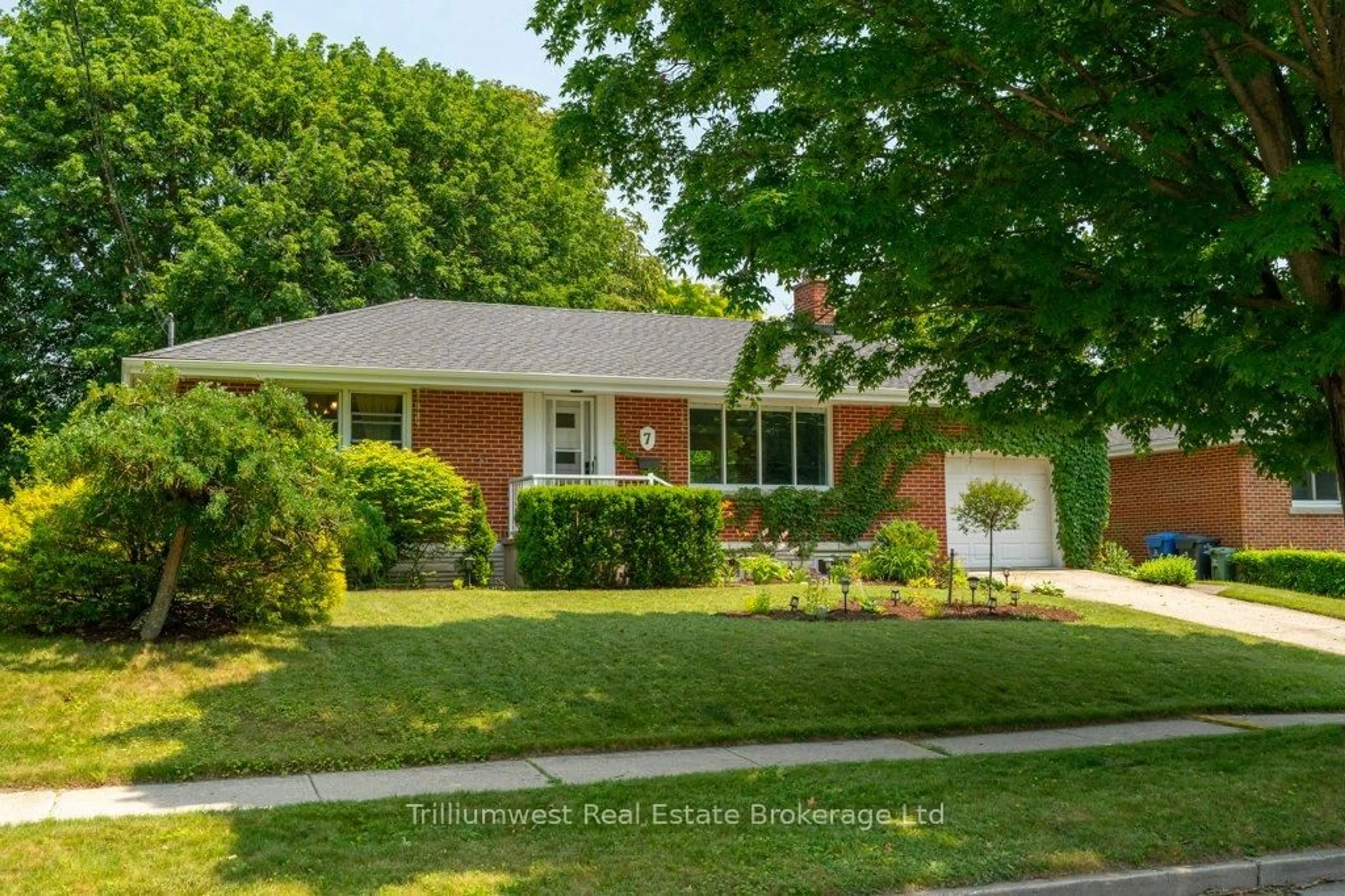 Home with brick exterior material, street for 7 Hamel Ave, Guelph Ontario N1H 5L9