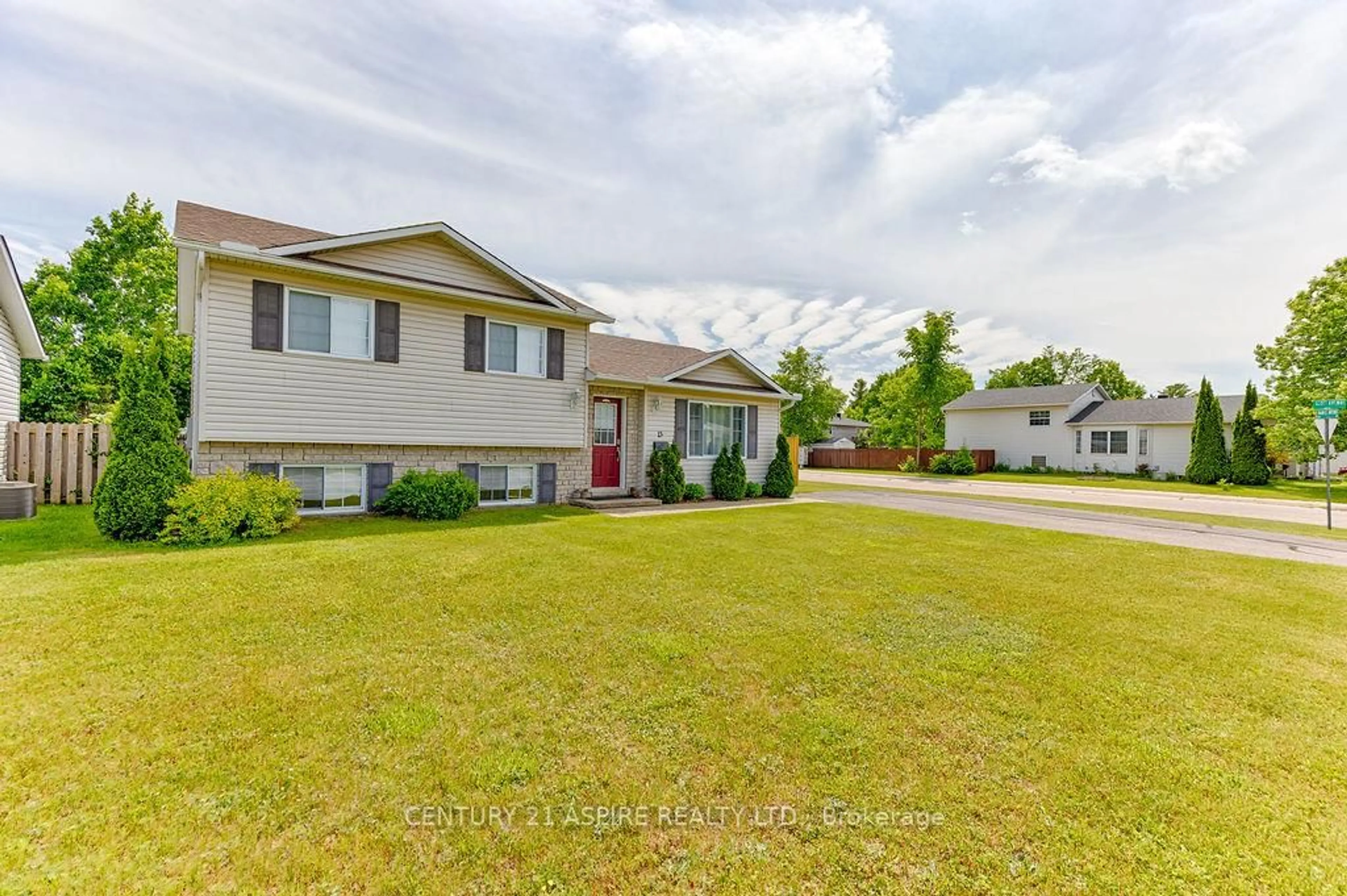 A pic from outside/outdoor area/front of a property/back of a property/a pic from drone, water/lake/river/ocean view for 13 Daniel Ave, Petawawa Ontario K8H 3P6