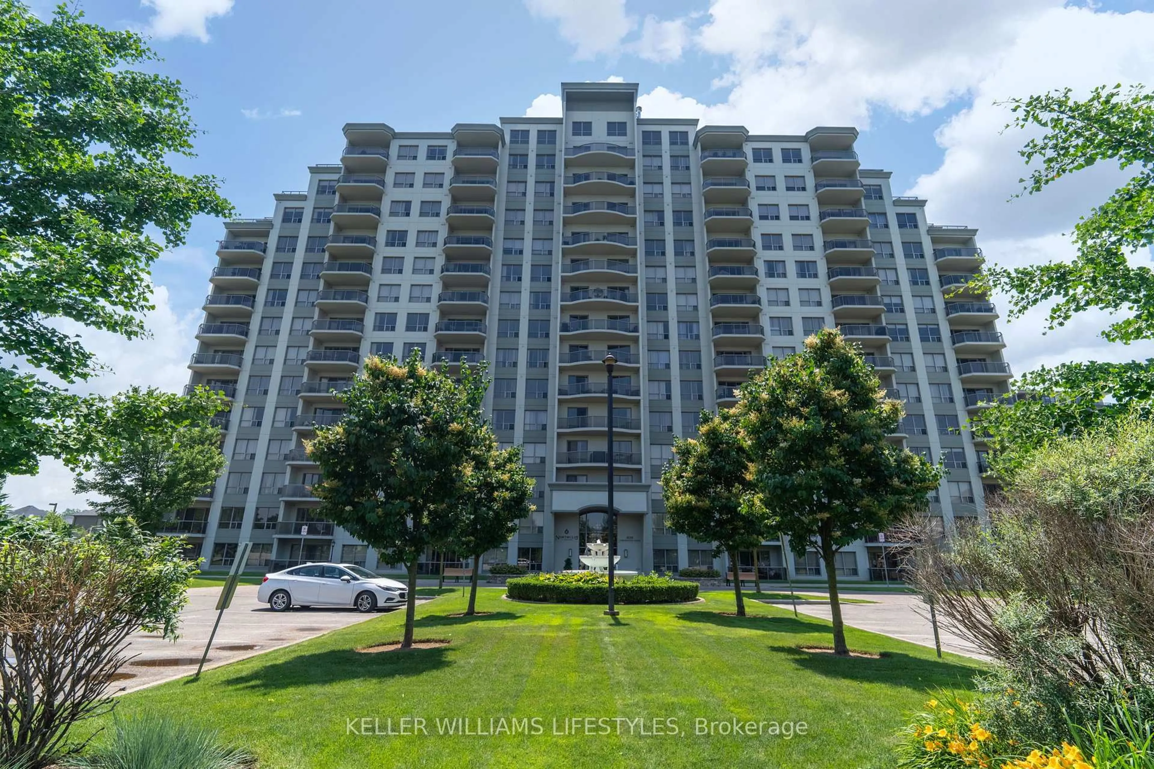 A pic from outside/outdoor area/front of a property/back of a property/a pic from drone, unknown for 1030 Coronation Dr #513, London North Ontario N6G 0G5