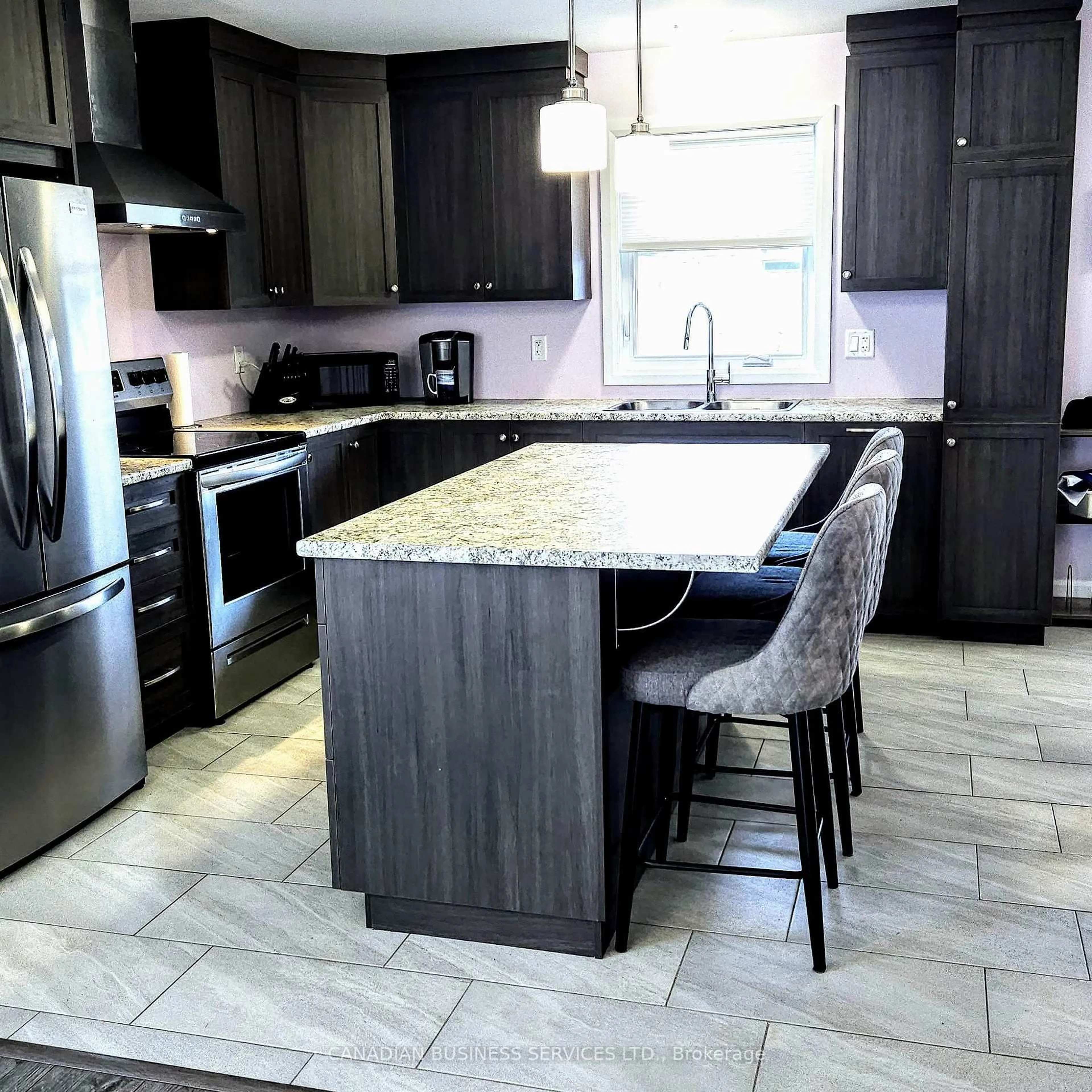 Contemporary kitchen, ceramic/tile floor for 134 Giroux St, The Nation Ontario K0A 2M0