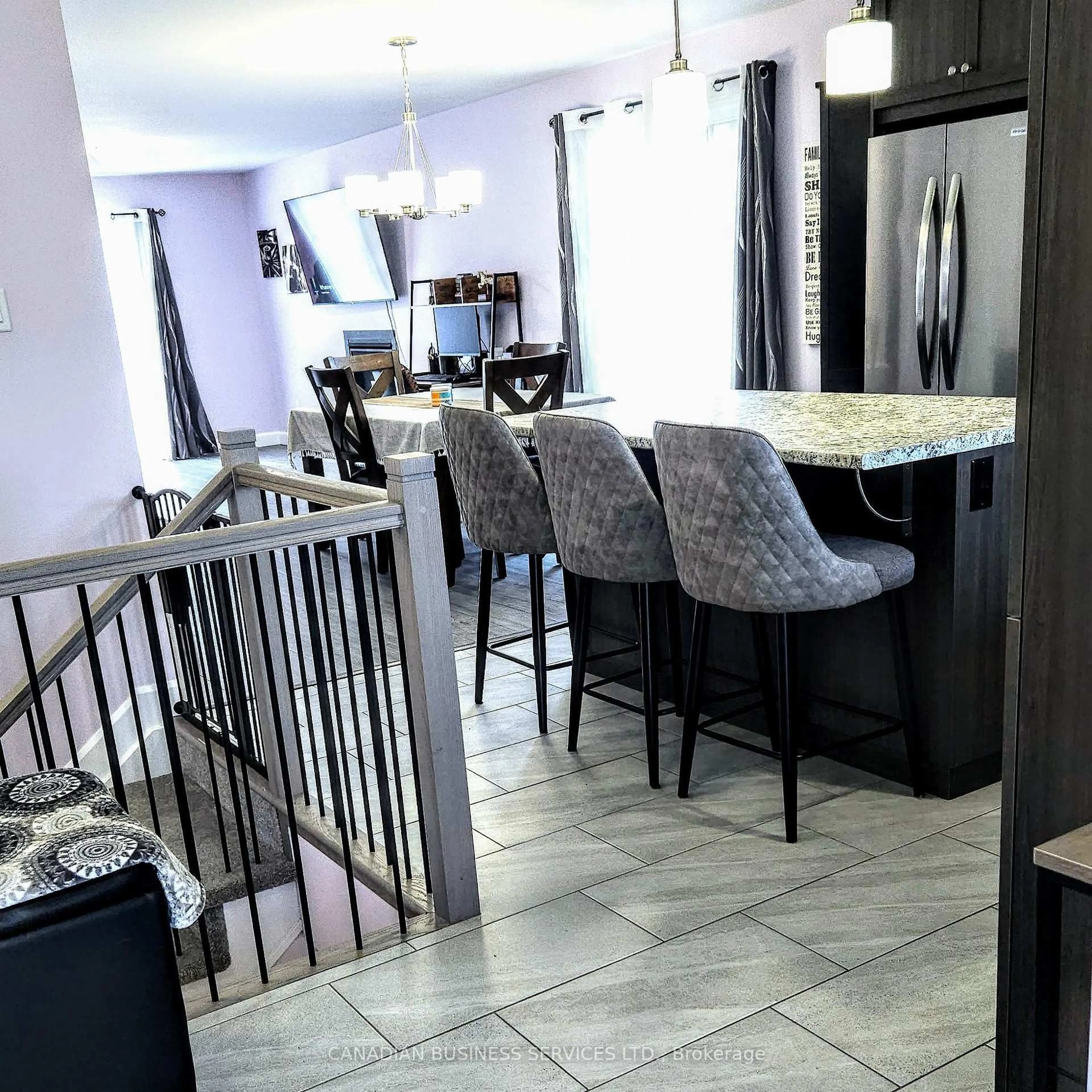Open concept kitchen, ceramic/tile floor for 134 Giroux St, The Nation Ontario K0A 2M0
