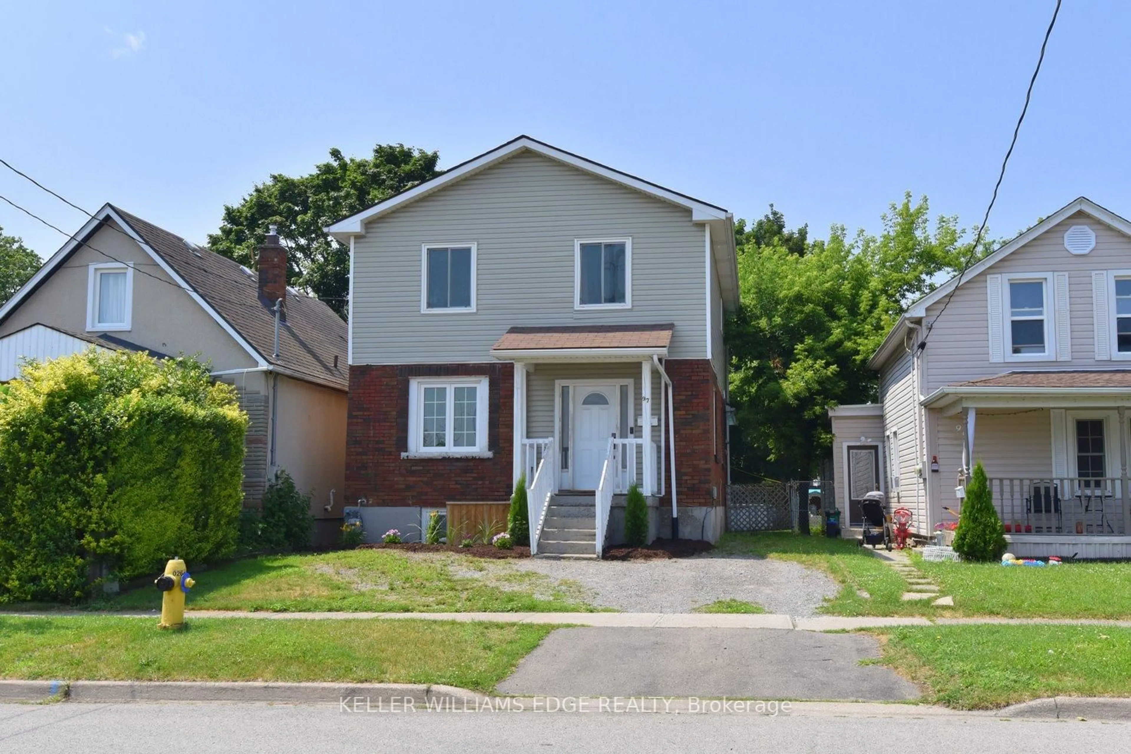 Home with brick exterior material, street for 97 Page St, St. Catharines Ontario L2R 4A8