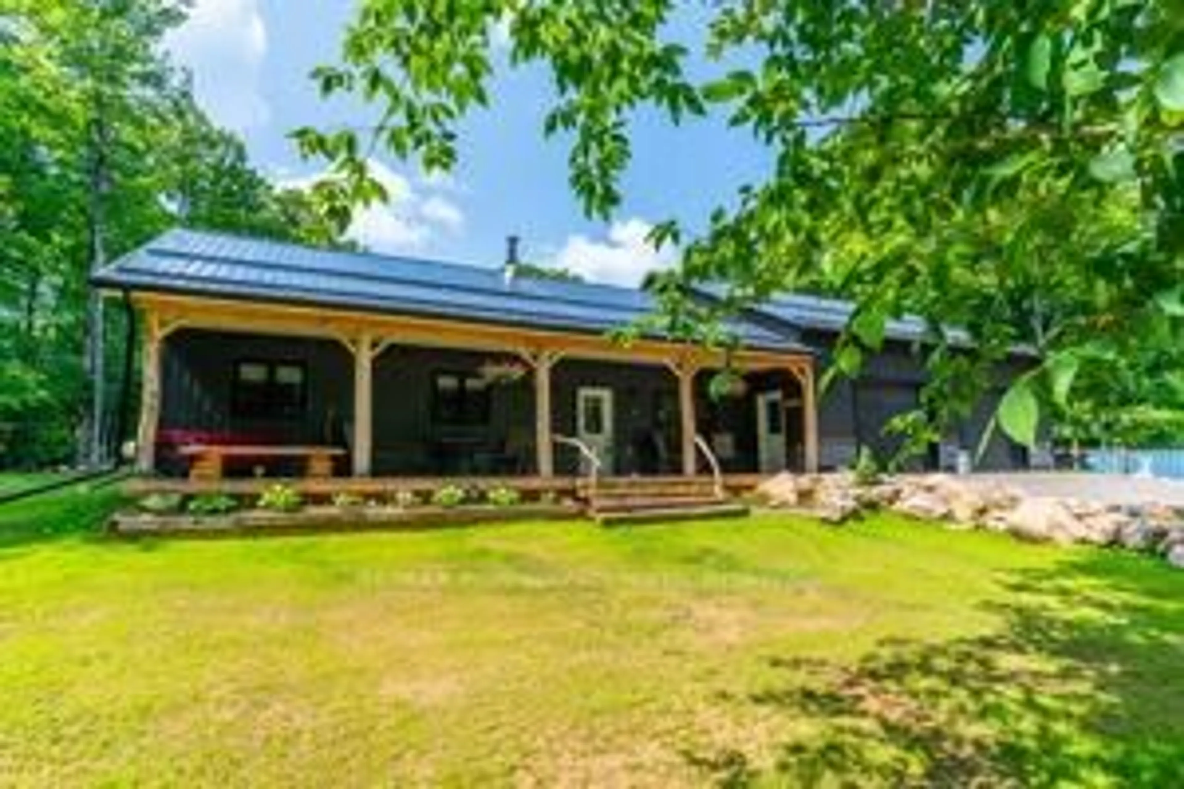 A pic from outside/outdoor area/front of a property/back of a property/a pic from drone, building for 2430 Hadlington Rd, Highlands East Ontario K0L 3C0