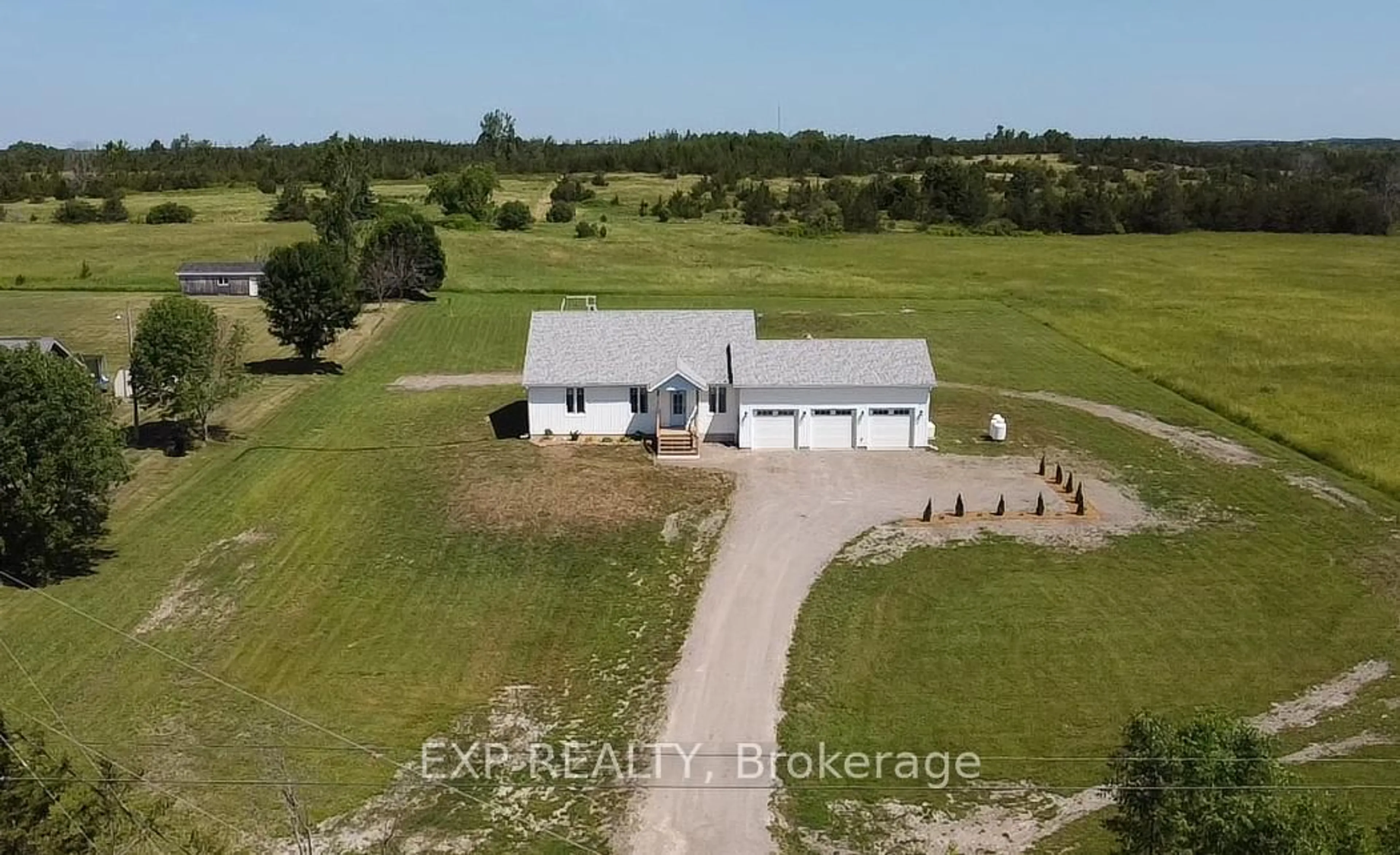A pic from outside/outdoor area/front of a property/back of a property/a pic from drone, building for 3195 Blessington Rd, Shannonville Ontario K0K 3A0