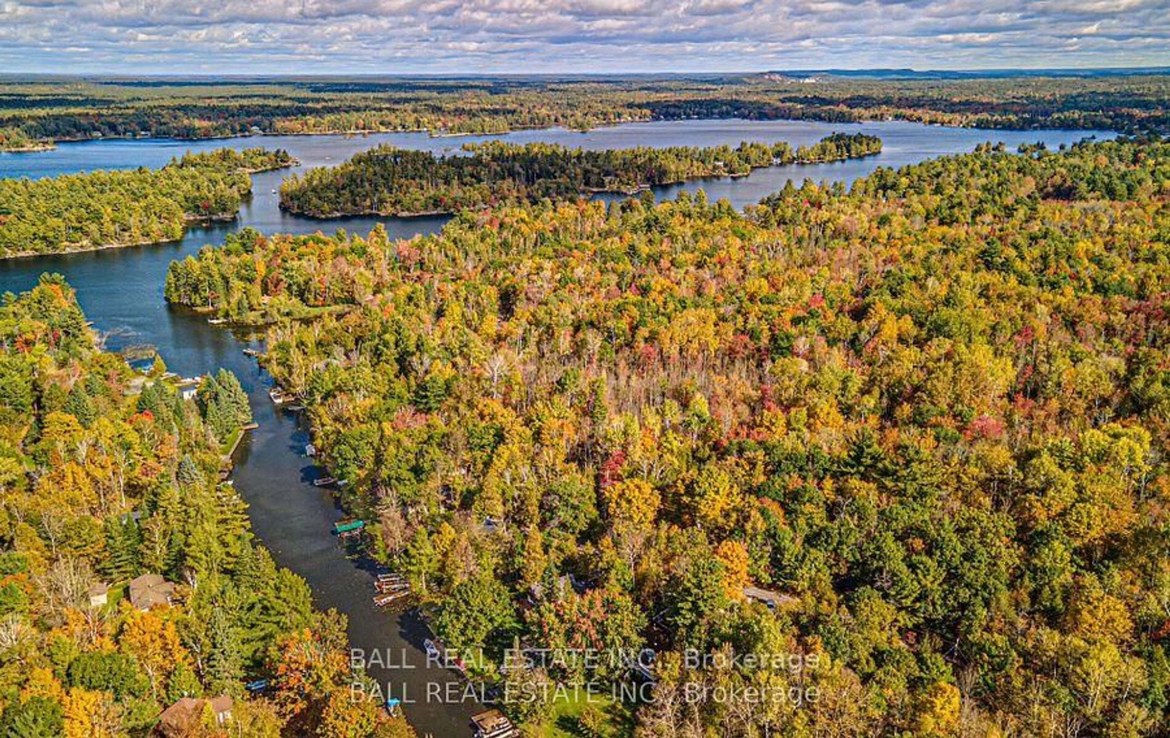 A pic from outside/outdoor area/front of a property/back of a property/a pic from drone, water/lake/river/ocean view for 2374 Julia Shore Rd, Douro-Dummer Ontario K0L 2H0
