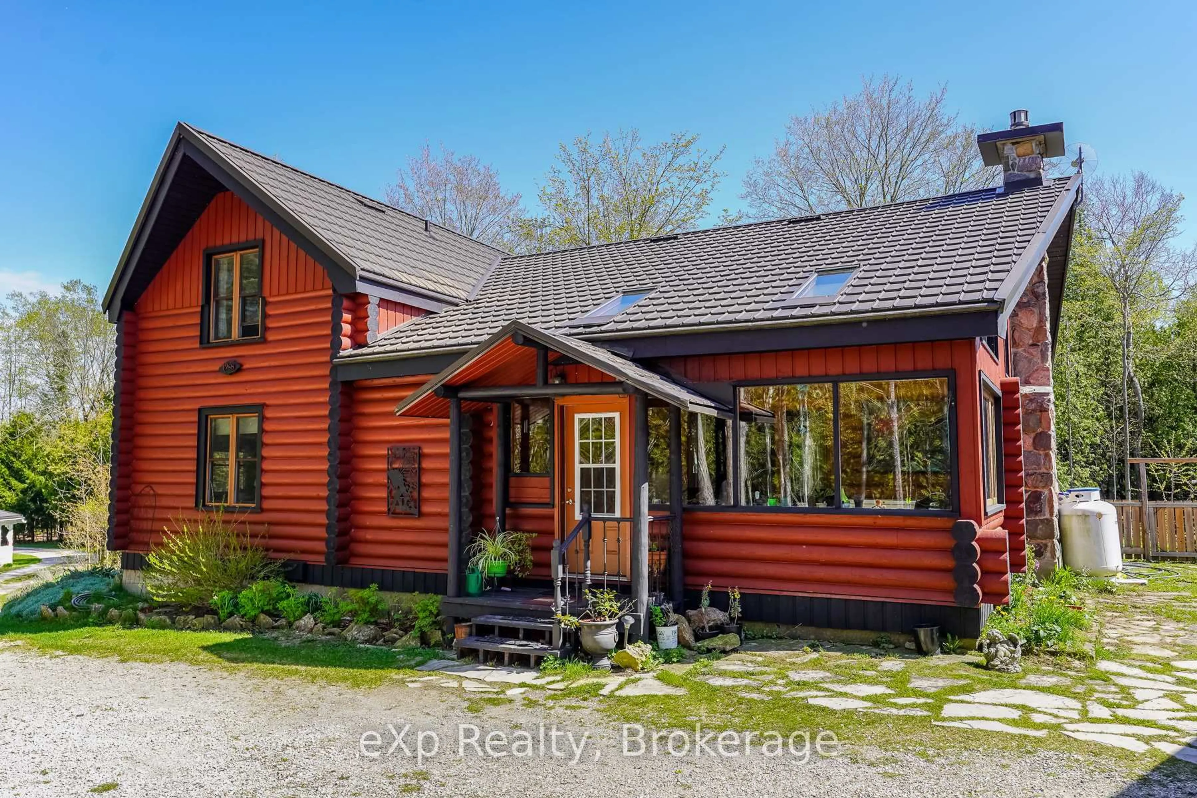 Home with brick exterior material, street for 1483 Highway 6, South Bruce Peninsula Ontario N0H 2T0
