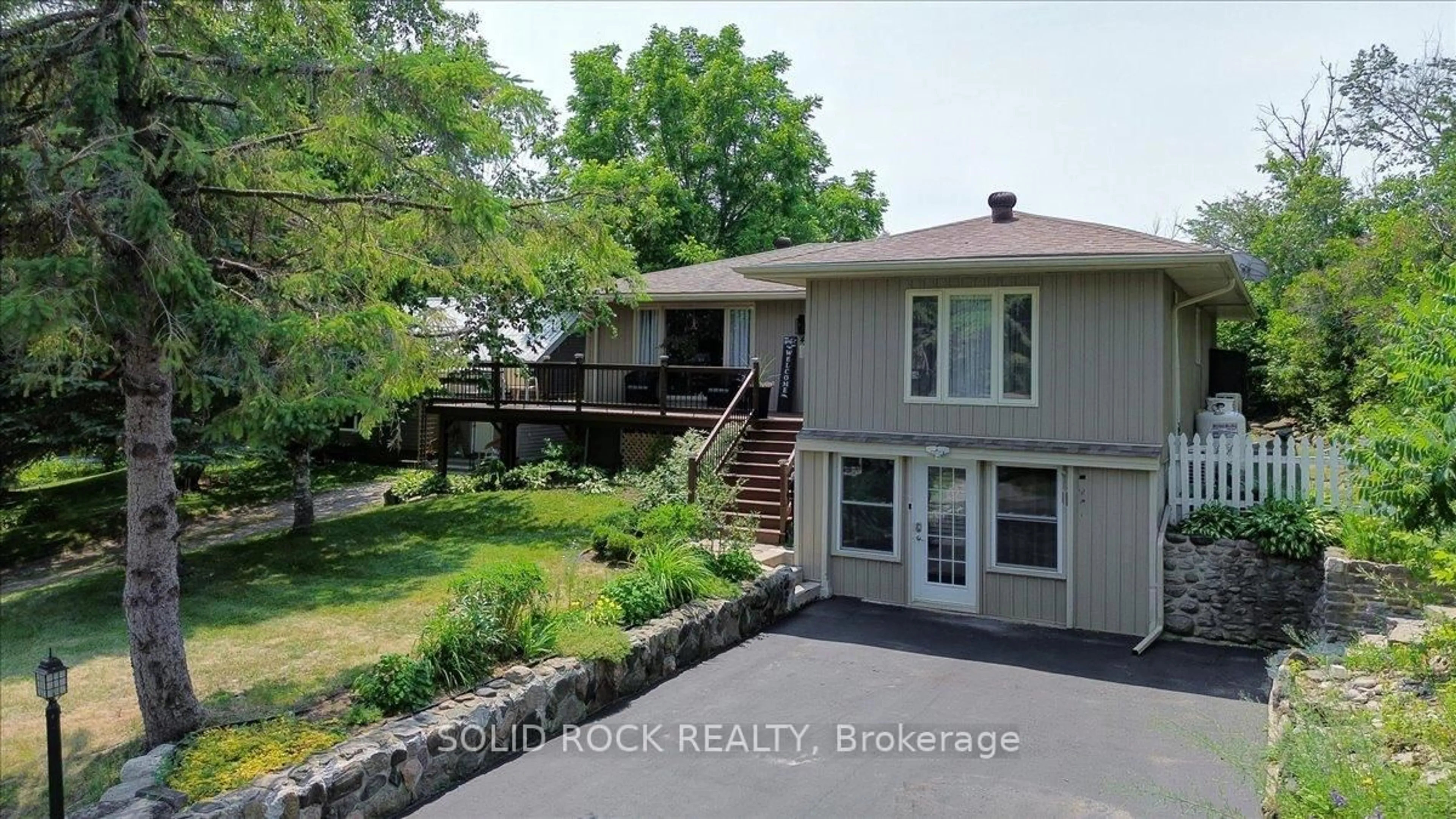 A pic from outside/outdoor area/front of a property/back of a property/a pic from drone, water/lake/river/ocean view for 44 Nelson Rd, Trent Hills Ontario K0L 1L0