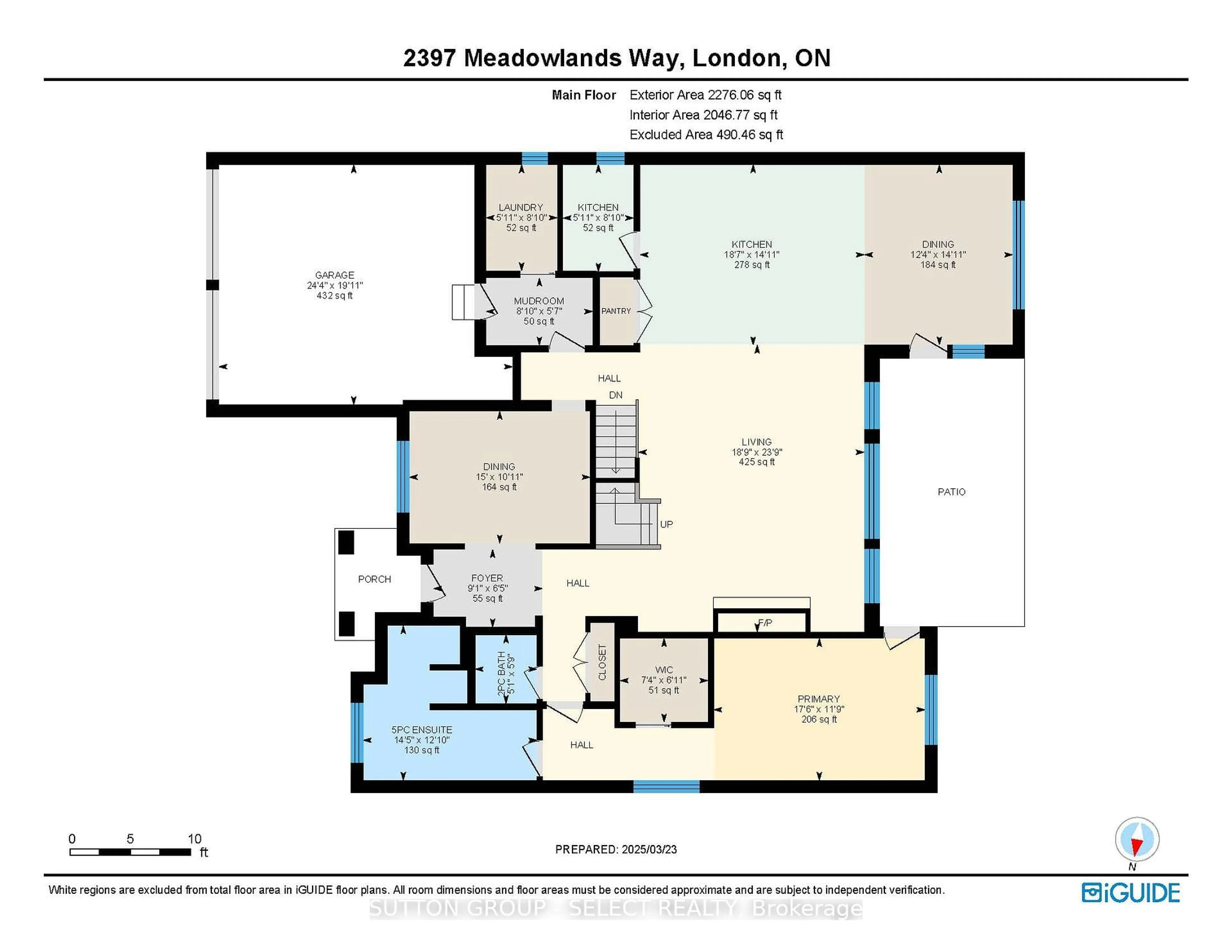 Floor plan for 2397 MEADOWLANDS Way, London North Ontario N6G 5L8