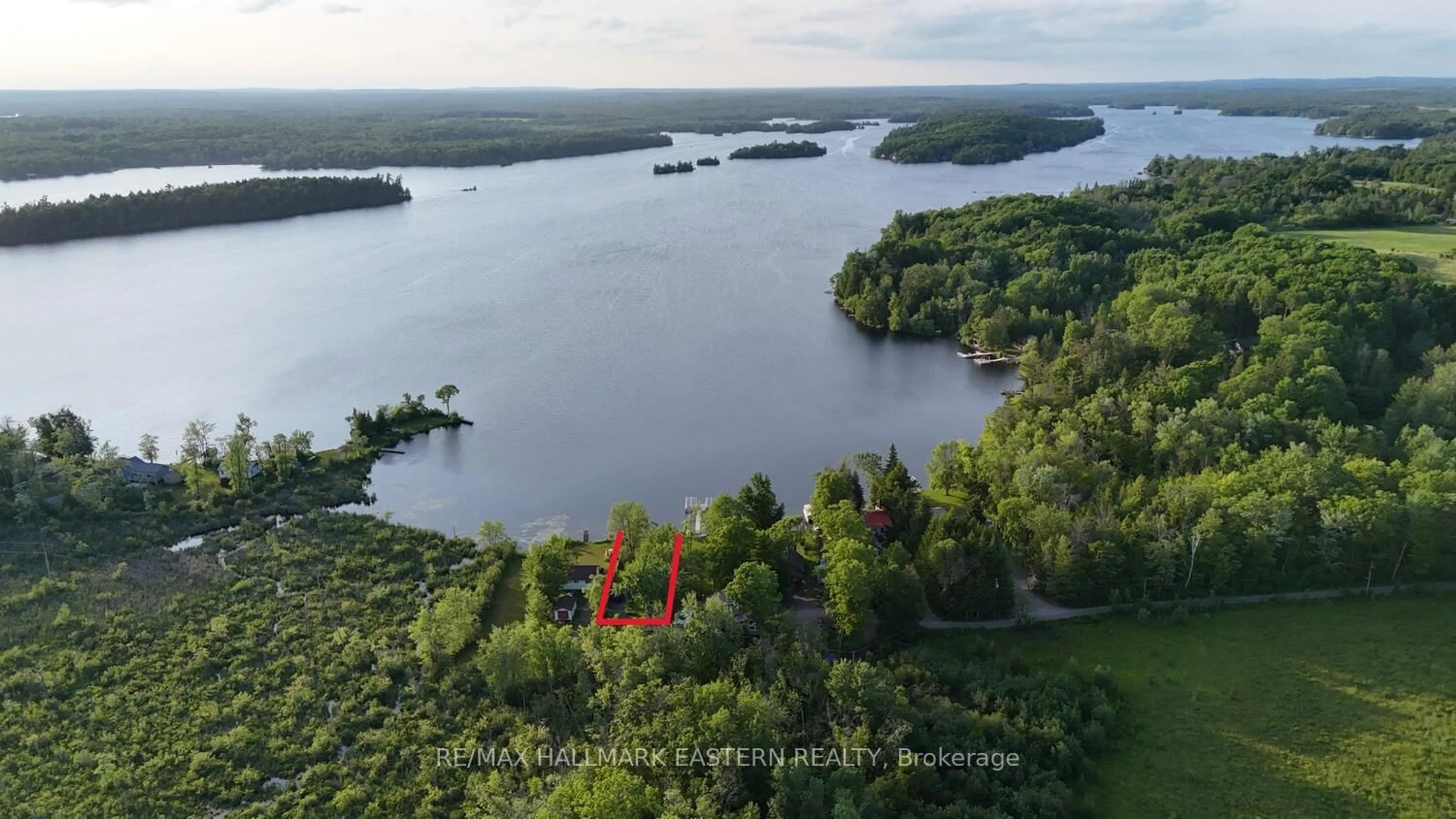 A pic from outside/outdoor area/front of a property/back of a property/a pic from drone, water/lake/river/ocean view for 44 Fire Route 31G, Havelock-Belmont-Methuen Ontario K0L 1Z0