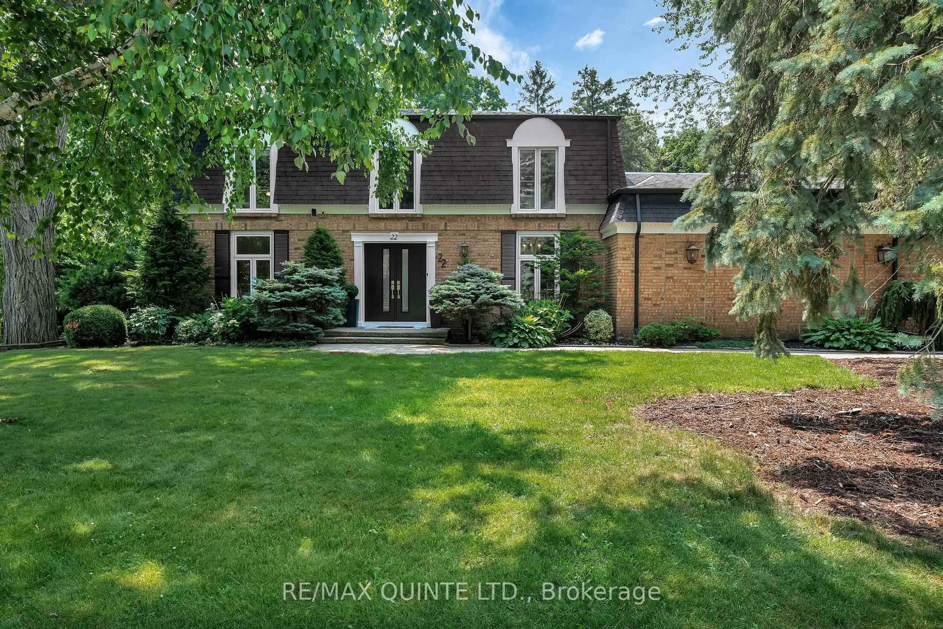 Home with brick exterior material, street for 22 Forest Hill Cres, Belleville Ontario K8N 4M5