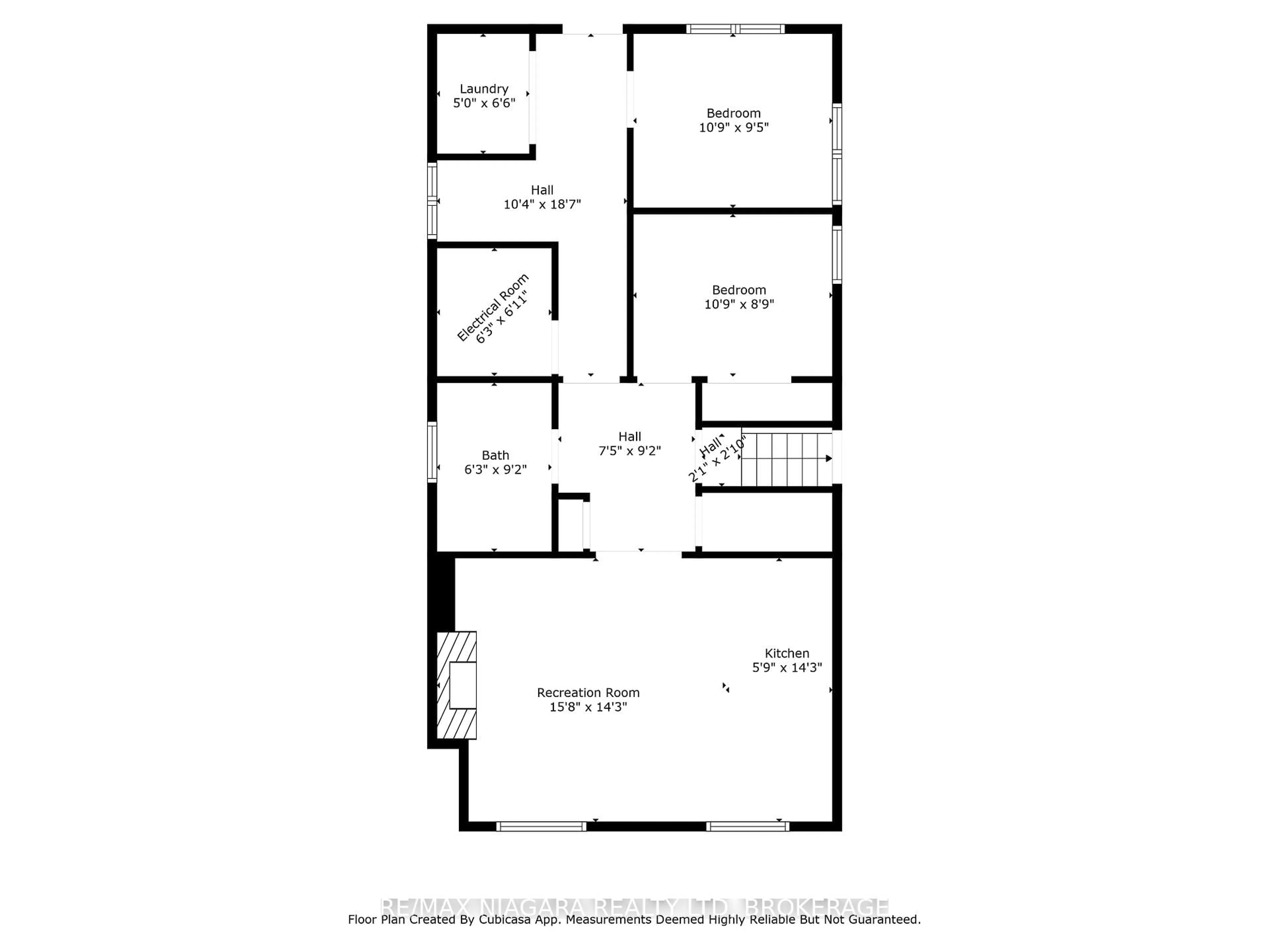 Floor plan for 55 Robert St, Welland Ontario L3B 5T8