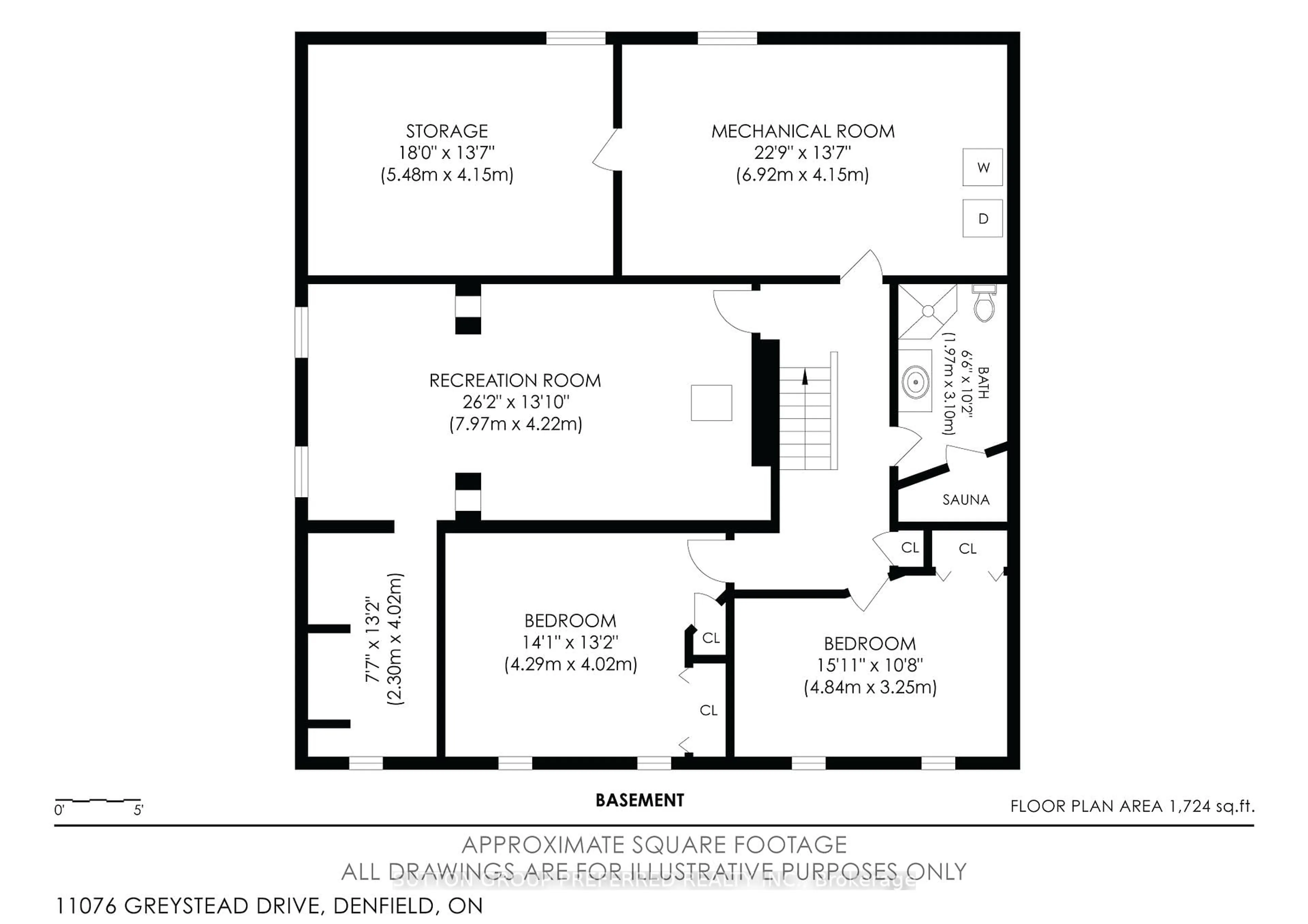 Floor plan for 11076 Greystead Dr, Middlesex Centre Ontario N0M 1P0