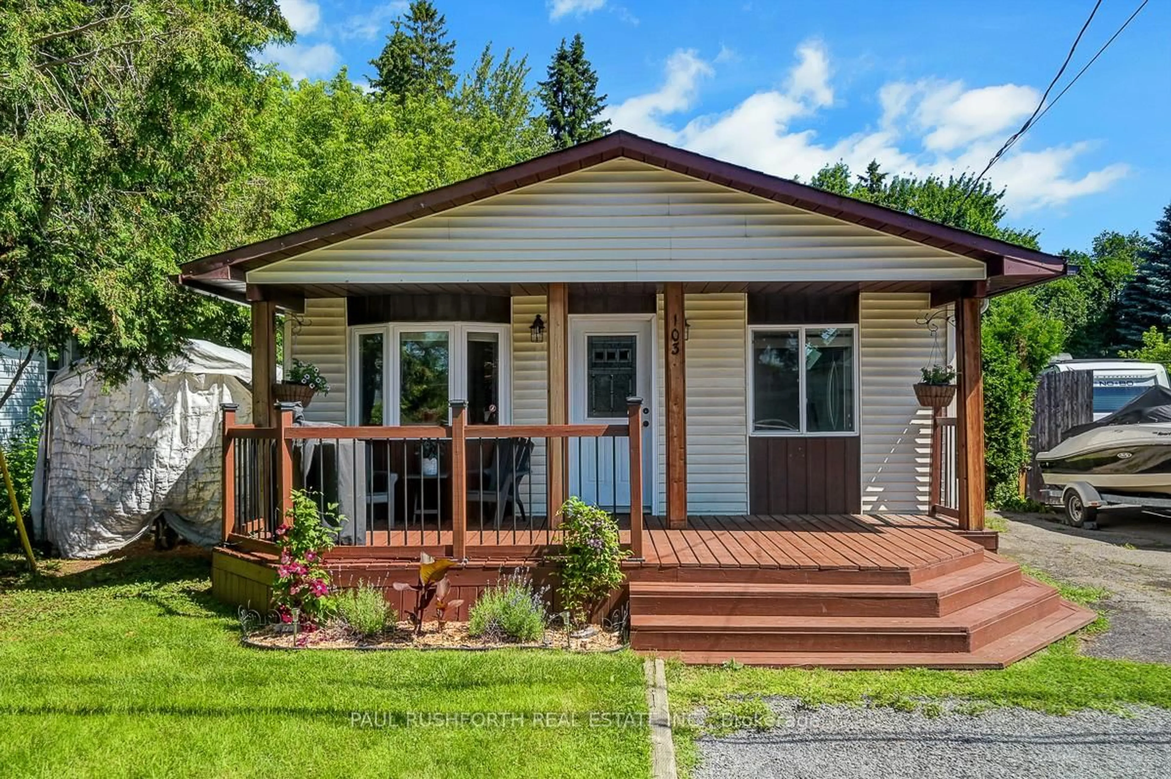 Home with vinyl exterior material, street for 103 Ottawa St, The Nation Ontario K0A 2M0