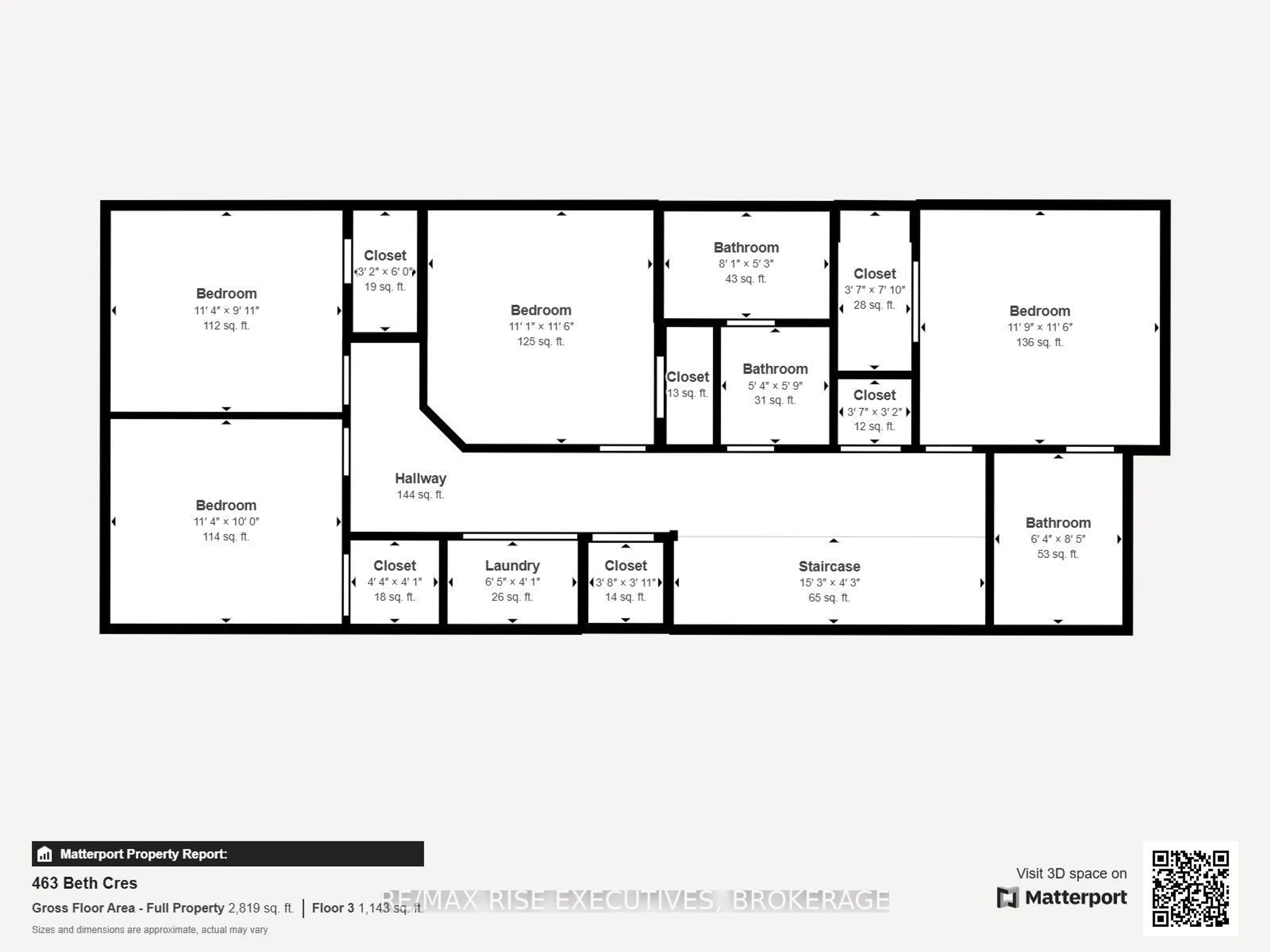 Floor plan for 463 Beth Cres, Kingston Ontario K7P 0K9