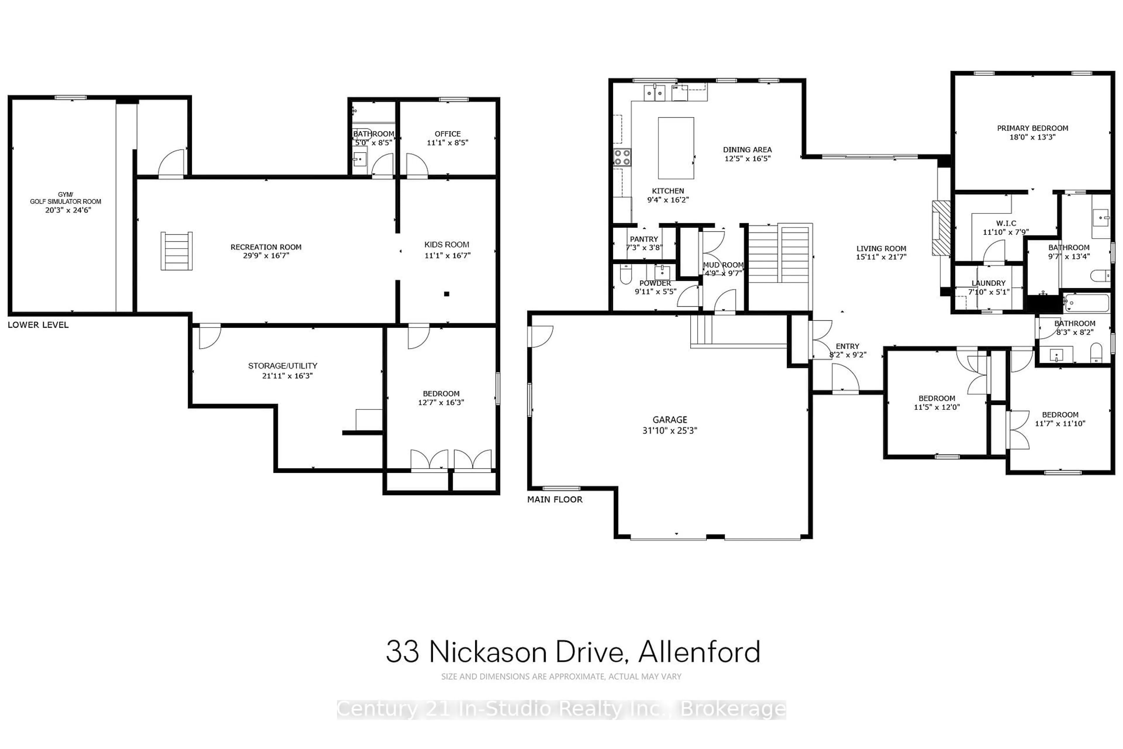 Floor plan for 33 Nickason Dr, Arran-Elderslie Ontario N0H 1A0