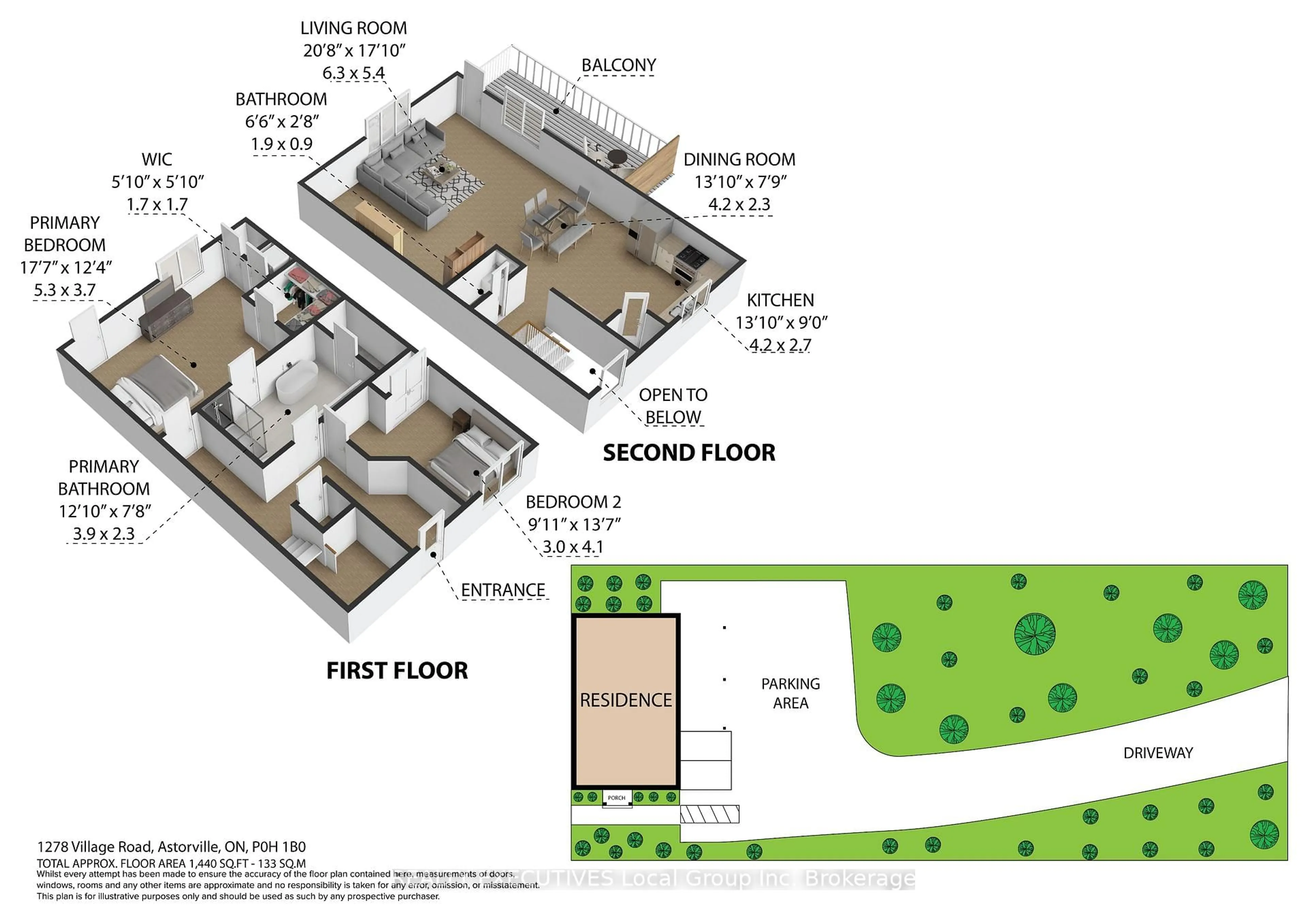 Floor plan for 1278 VILLAGE Rd #4, East Ferris Ontario P0H 1B0