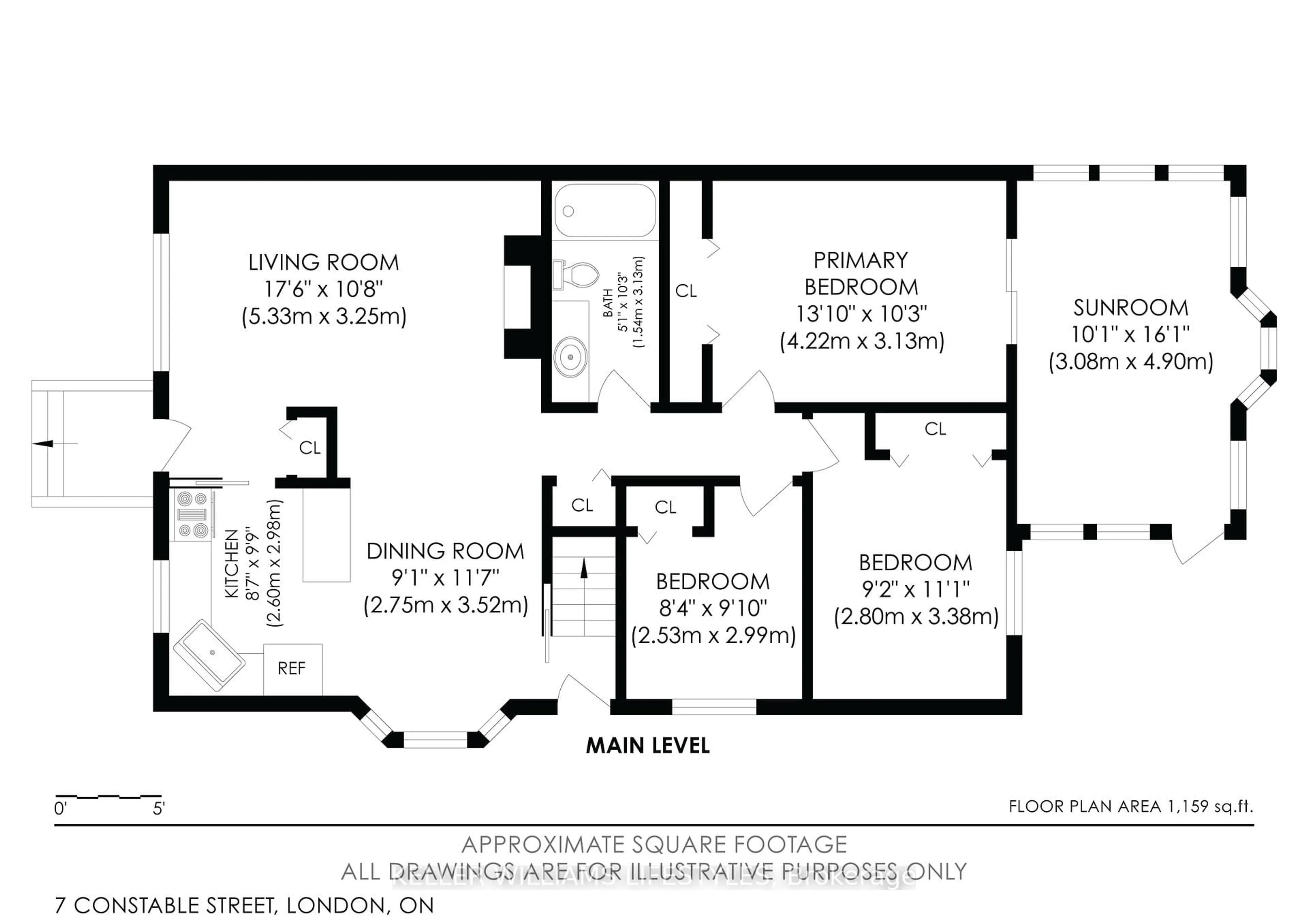 Floor plan for 7 Constable St, London North Ontario N6G 3N8