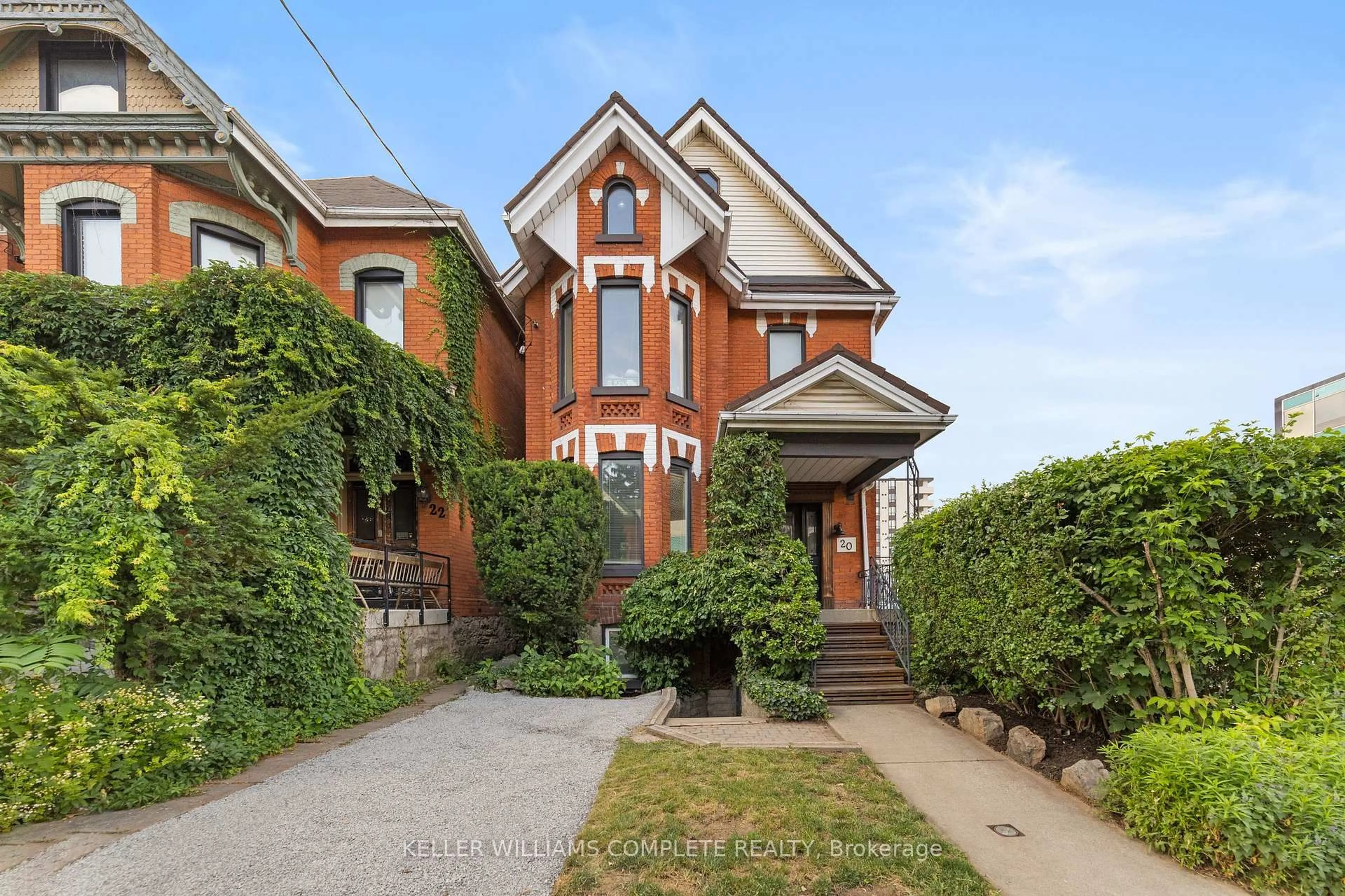 Home with brick exterior material, street for 20 Ontario Ave, Hamilton Ontario L8N 2X2
