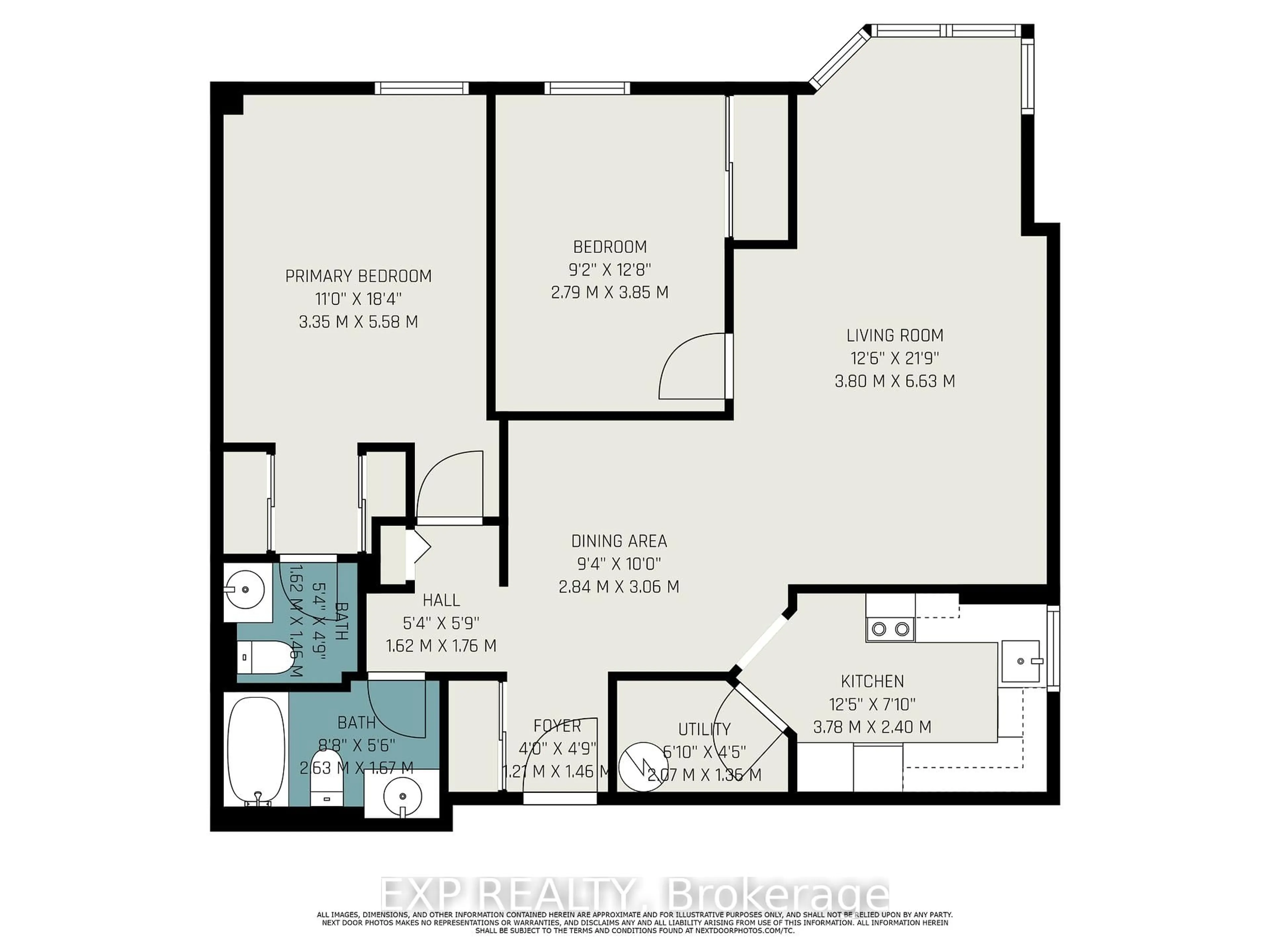 Floor plan for 80 Sandcastle Dr #107, Ottawa Ontario K2H 9E7