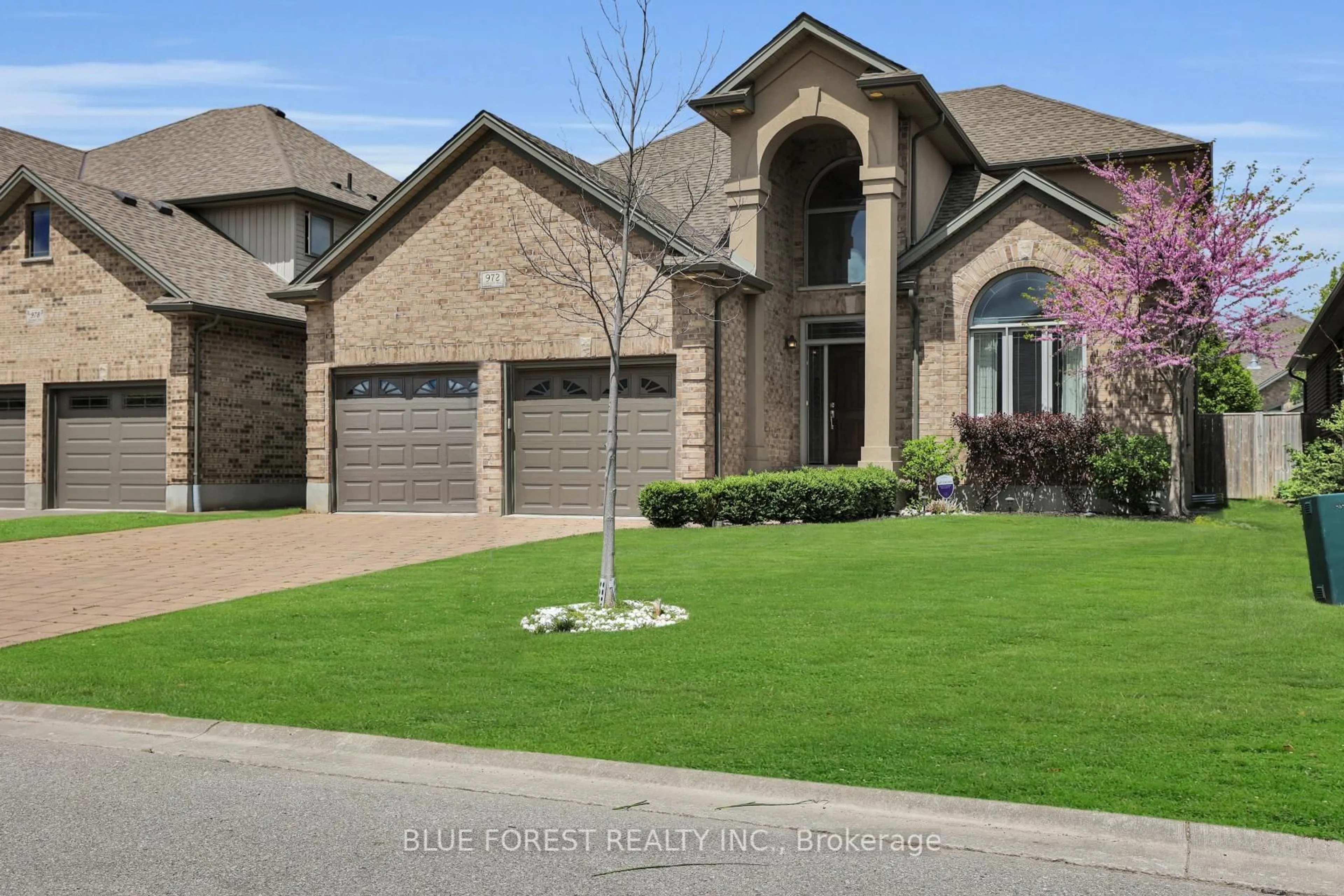 Home with brick exterior material, street for 972 Gleneagle Tr, London North Ontario N6G 0K7