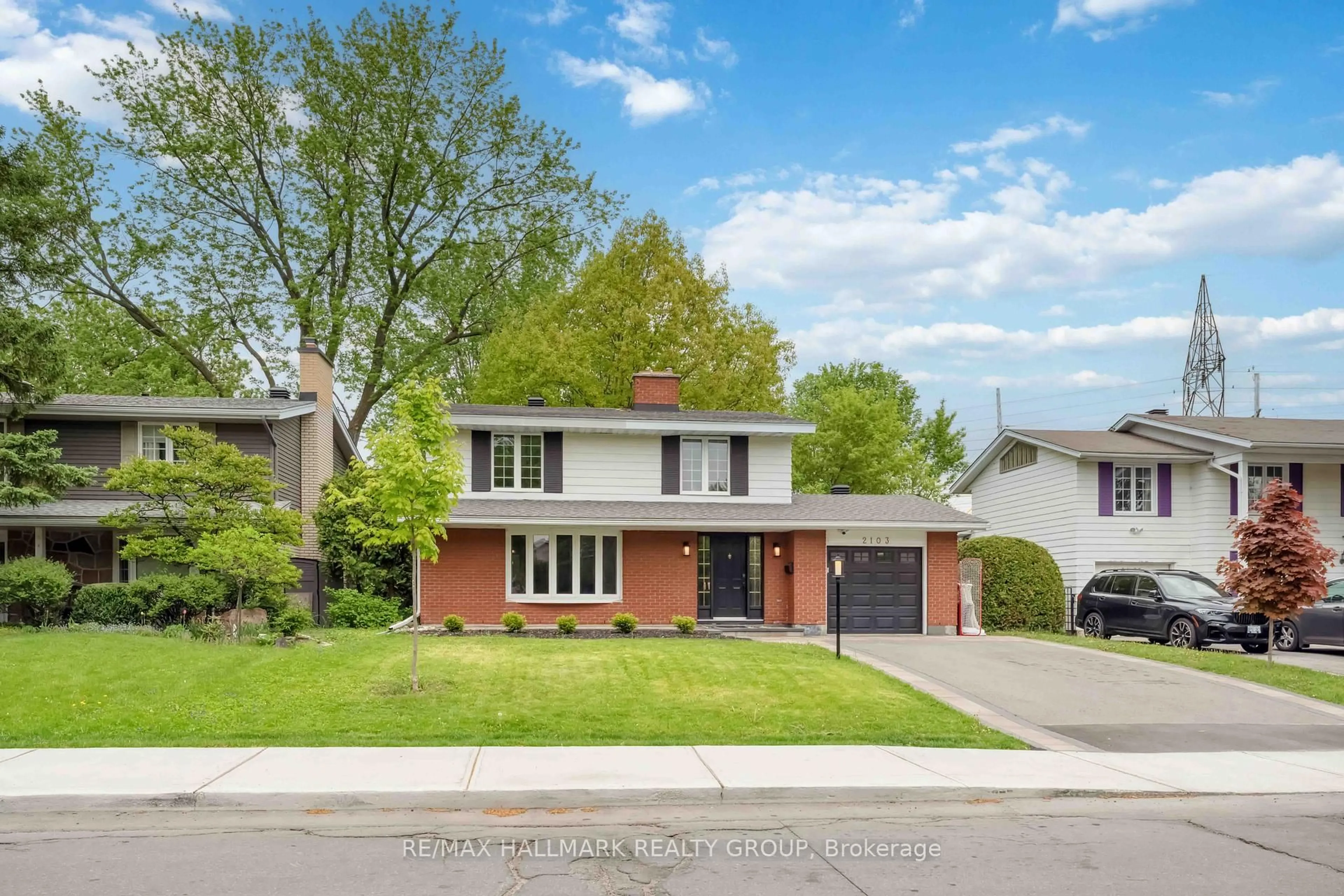 Home with brick exterior material, street for 2103 Delmar Dr, Ottawa Ontario K1H 5P6